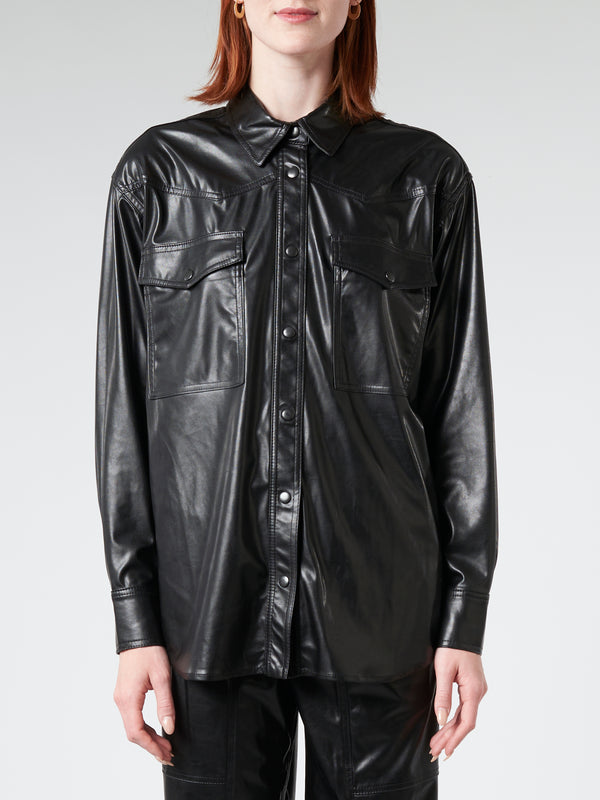 Isabel Marant Étoile - Berny Shirt Jacket in Black – gravitypope