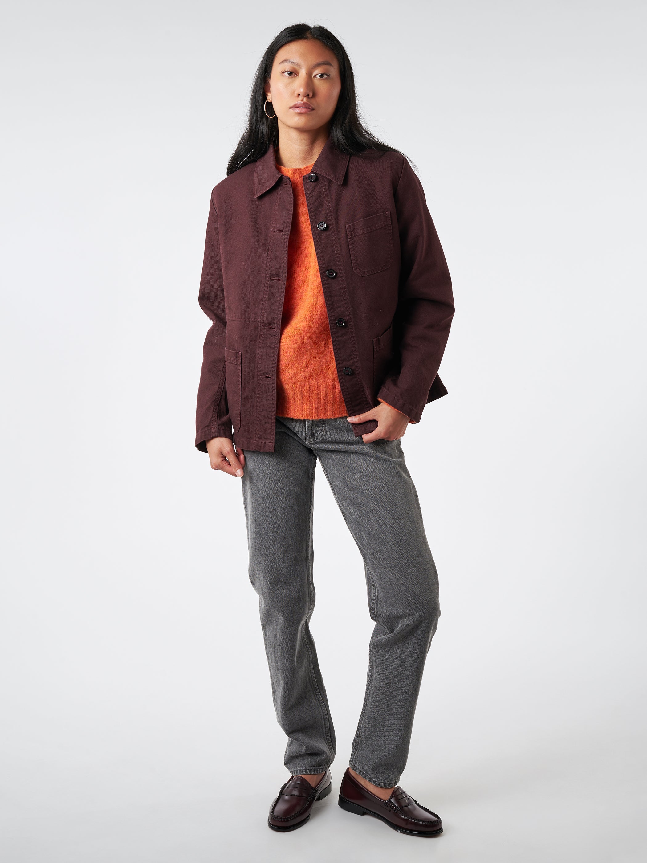 Vetra - Women's No. 4 Workwear Jacket in Plum – gravitypope