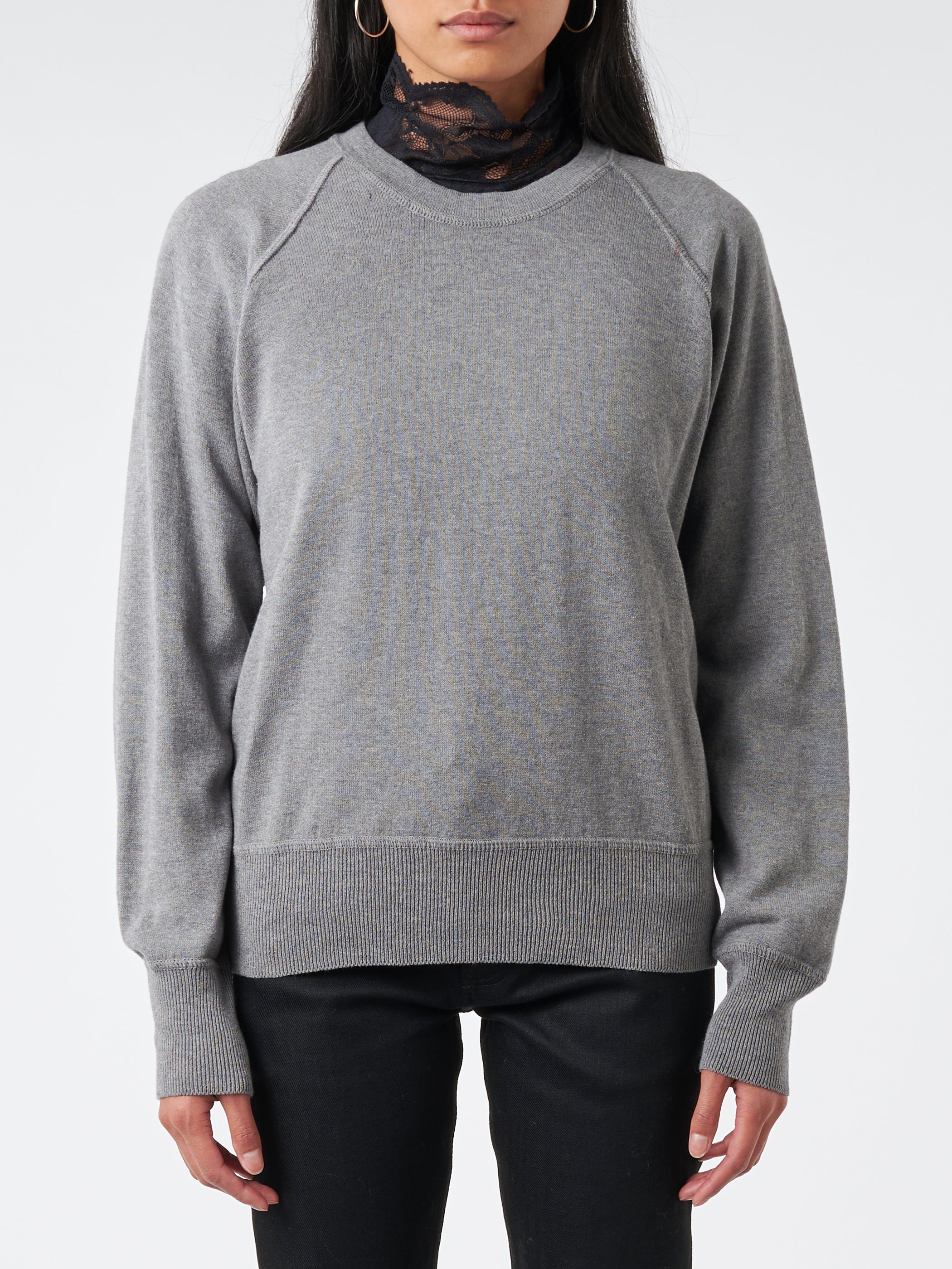 Margaret Howell - MHL Knitted Long Sleeve in Aluminum – gravitypope