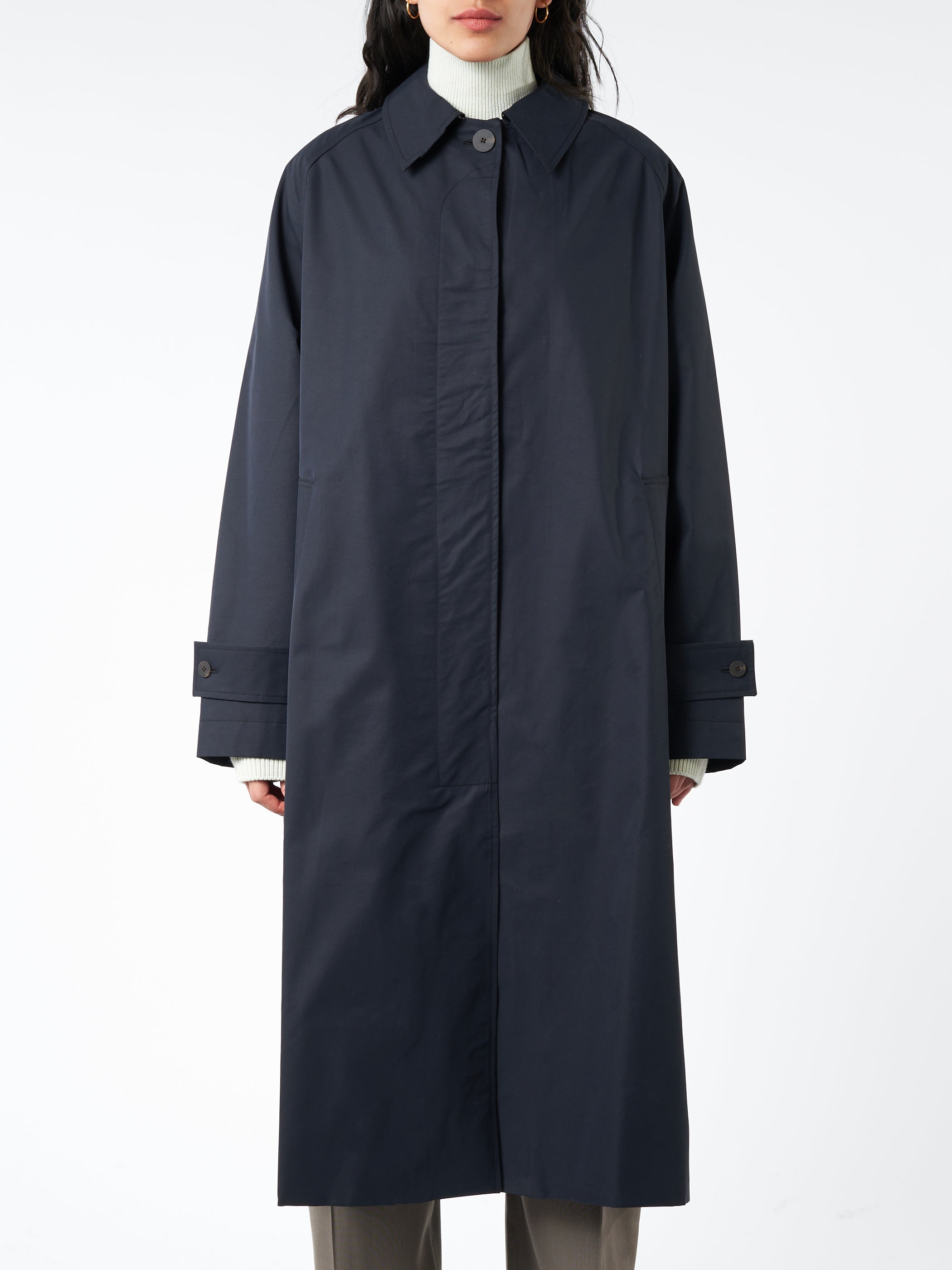 Studio Nicholson - Holin Coat in Dark Navy – gravitypope