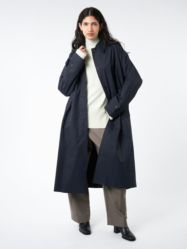 Studio Nicholson - Holin Coat in Dark Navy – gravitypope