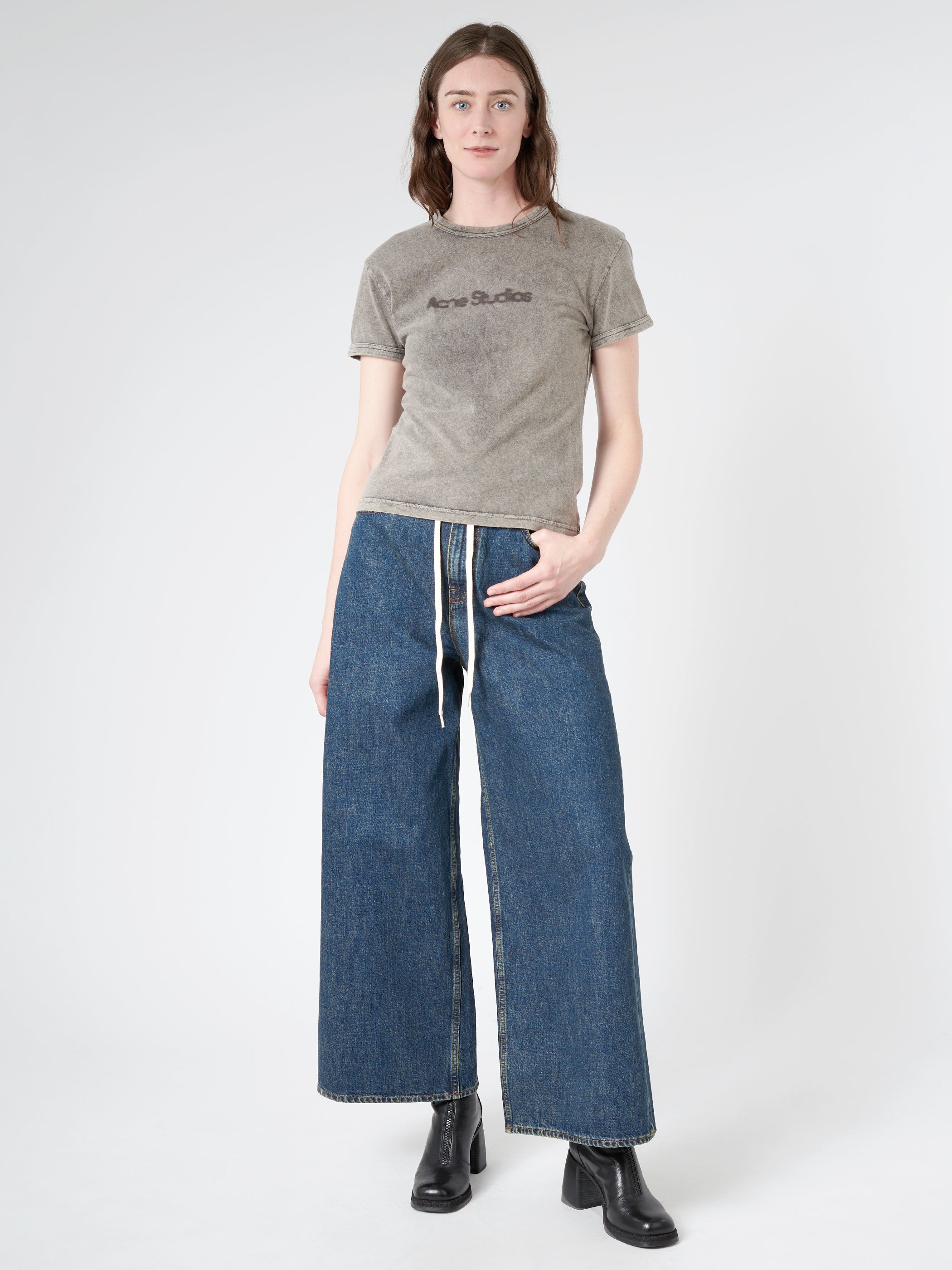 Purple wide-leg pant, Acne Studios, Shop Women's Designer Acne Online in  Canada