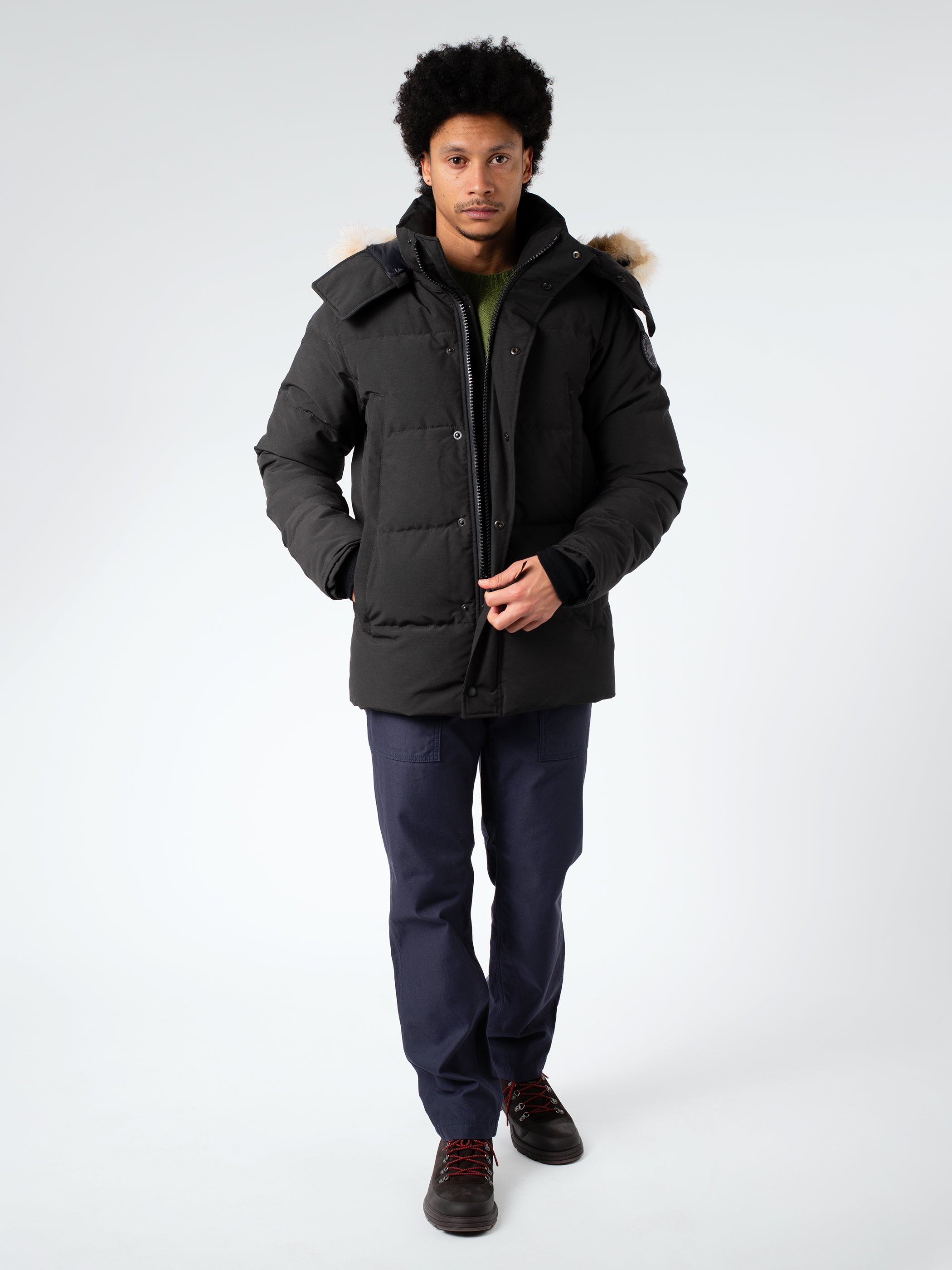 Canada Goose Wyndham Parka Black Label in Black gravitypope