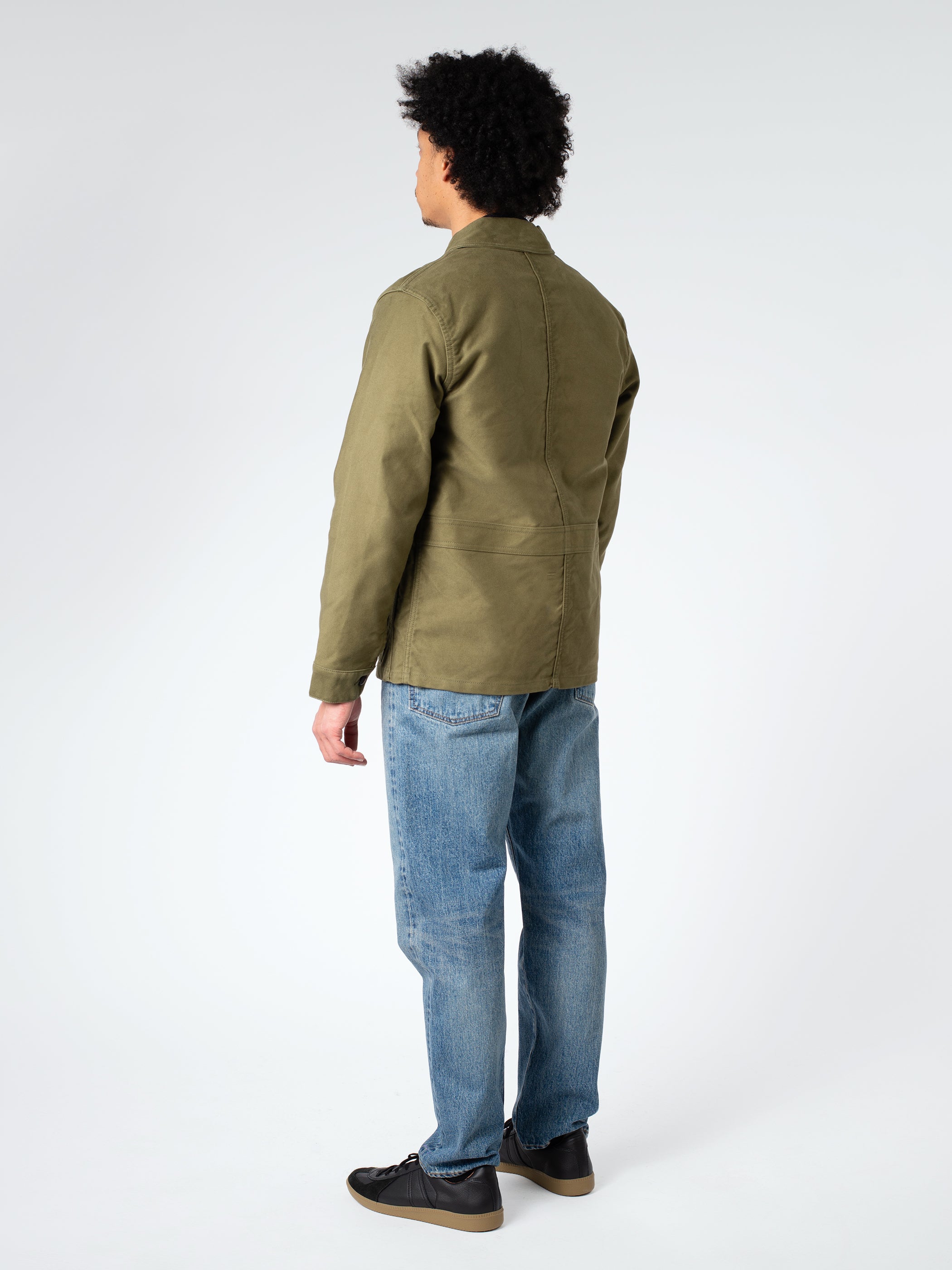 F.O.B. FACTORY - French Moleskin Jacket in Olive – gravitypope