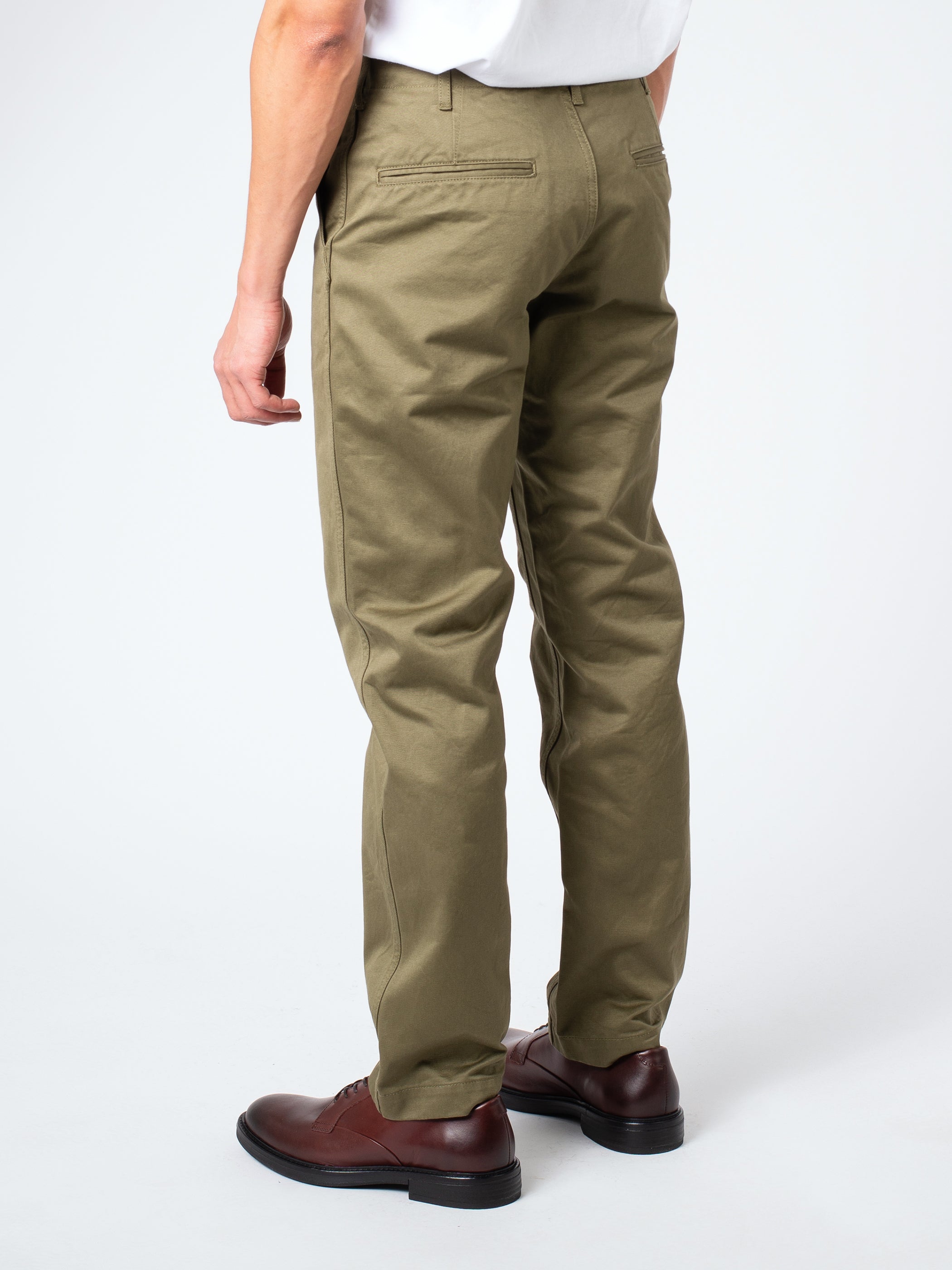 F.O.B. FACTORY - Narrow US Trousers in Olive – gravitypope