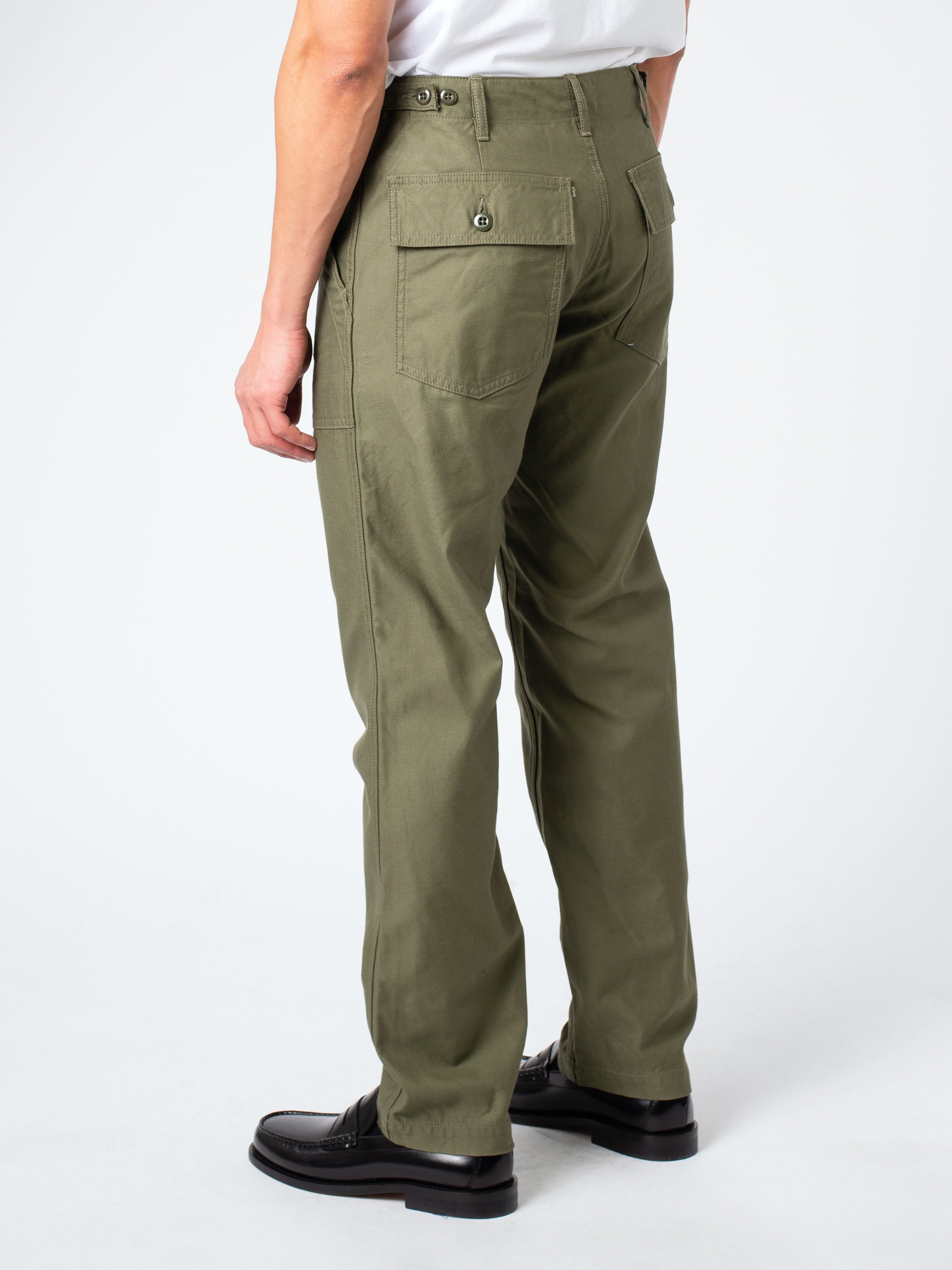 F.O.B. FACTORY - Narrow US Trousers in Olive – gravitypope