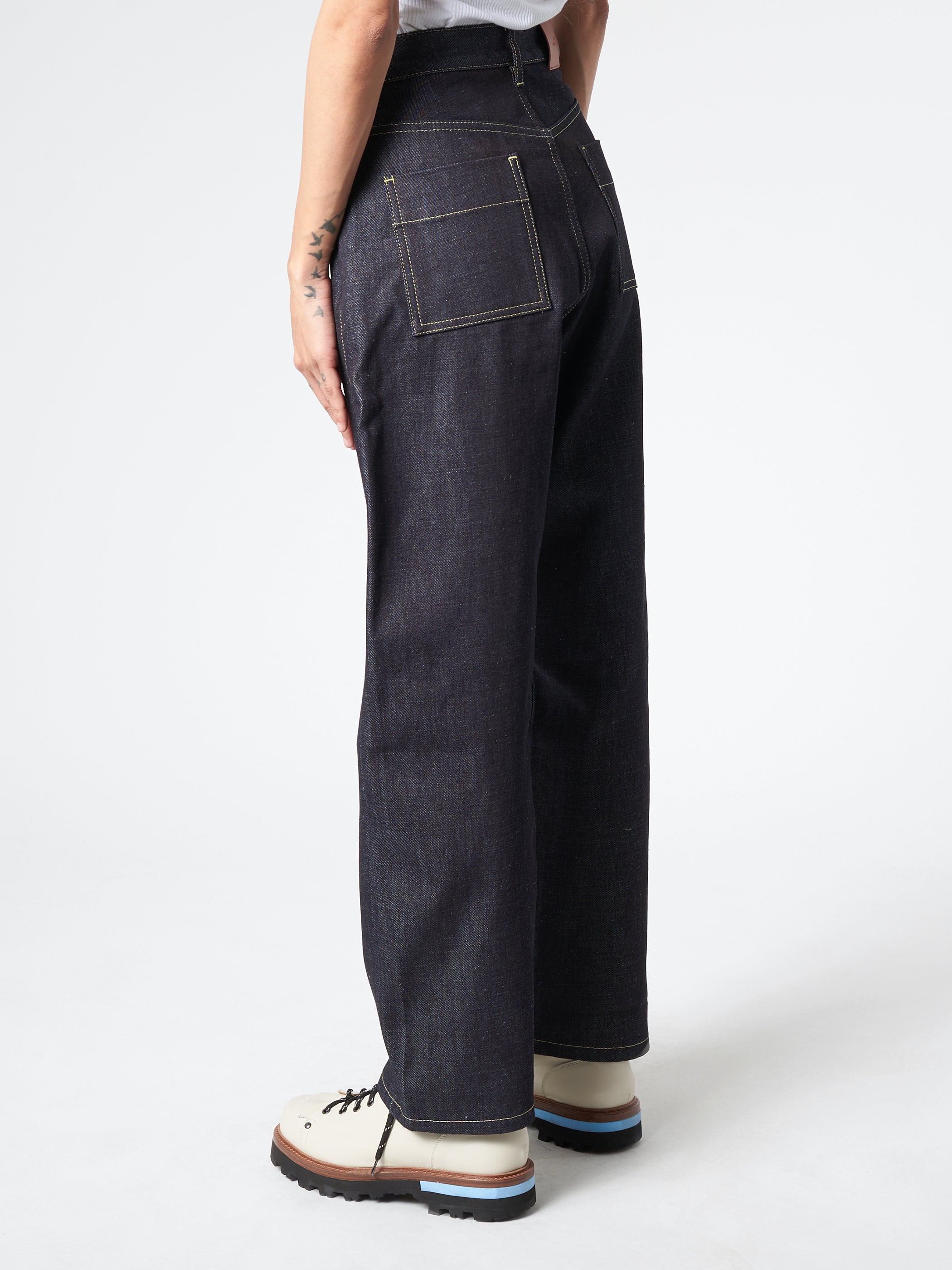 Studio Nicholson - Ruthe Selvedge Jean in Indigo – gravitypope