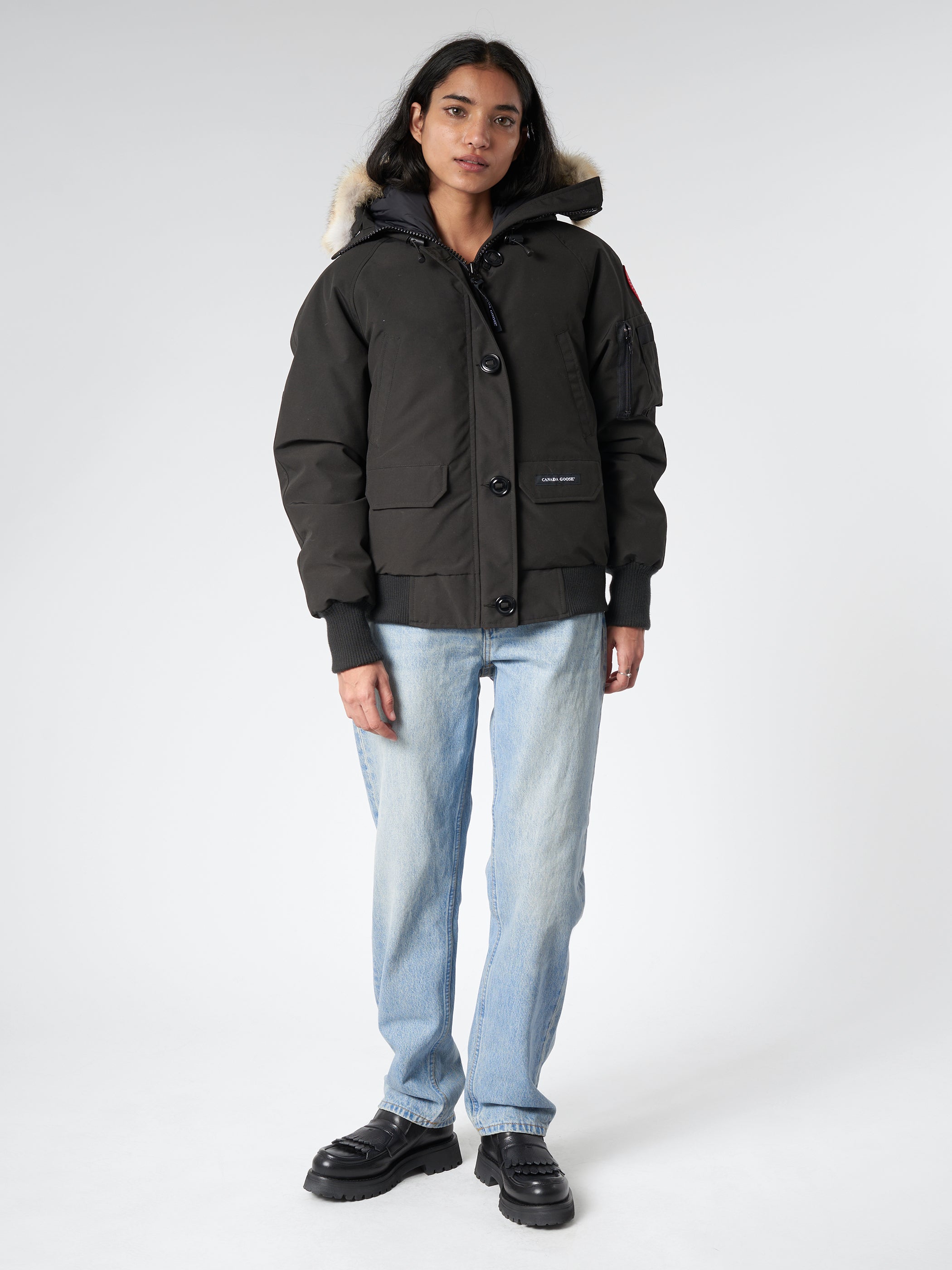 Canada Goose Chilliwack Bomber in Black gravitypope