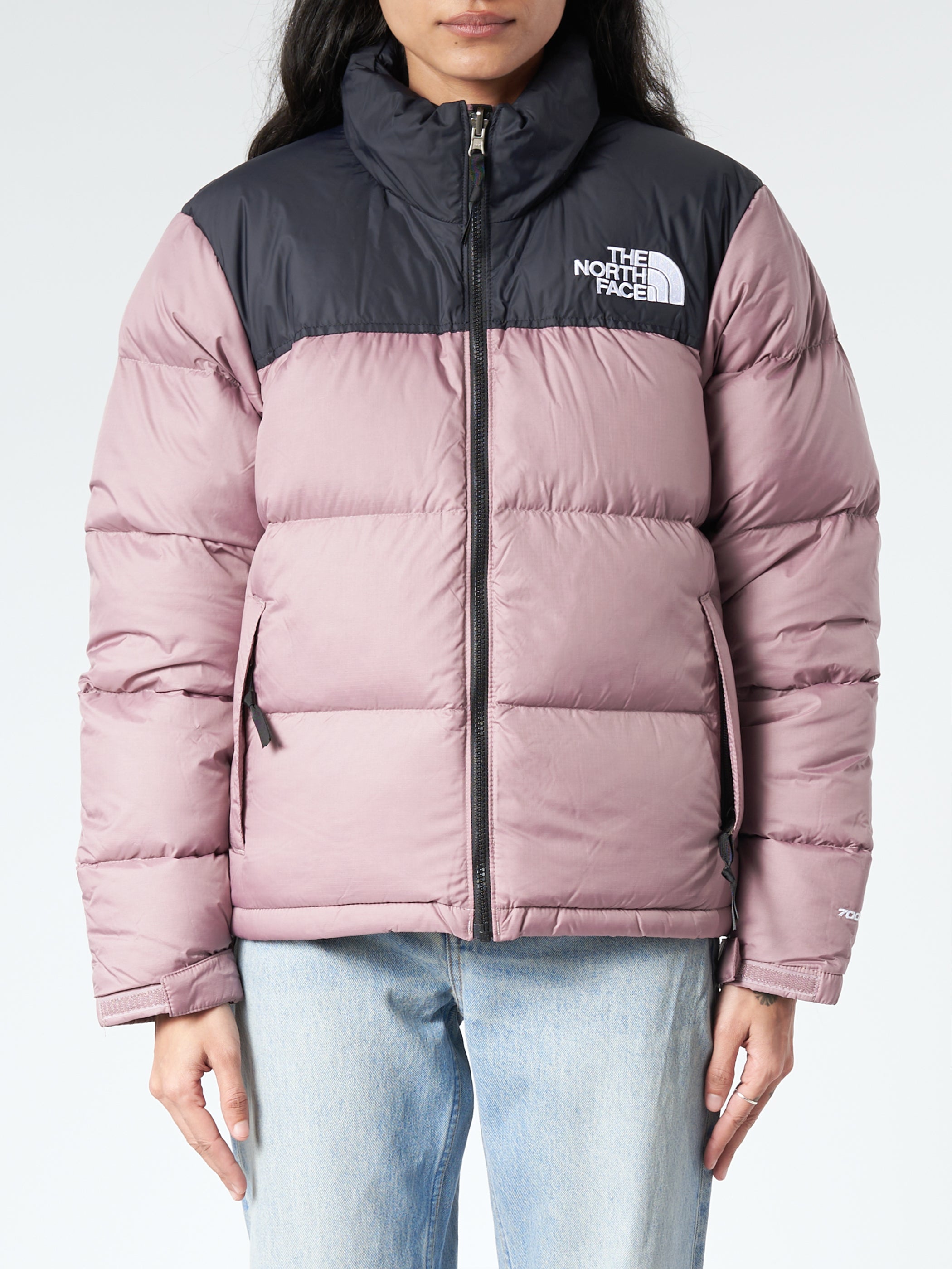 North face 1996 retro nuptse jacket grey online