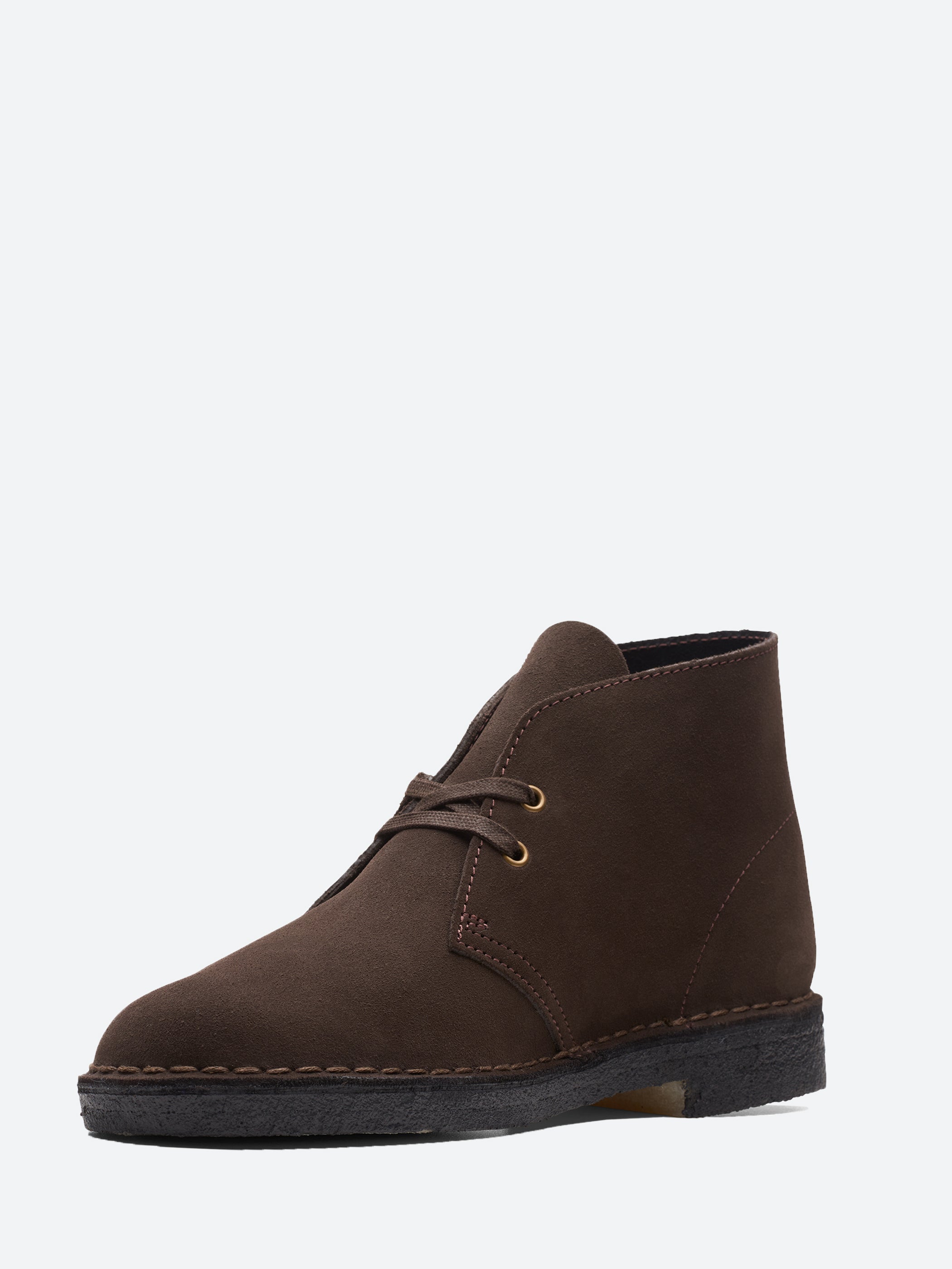 Clarks brown suede best sale