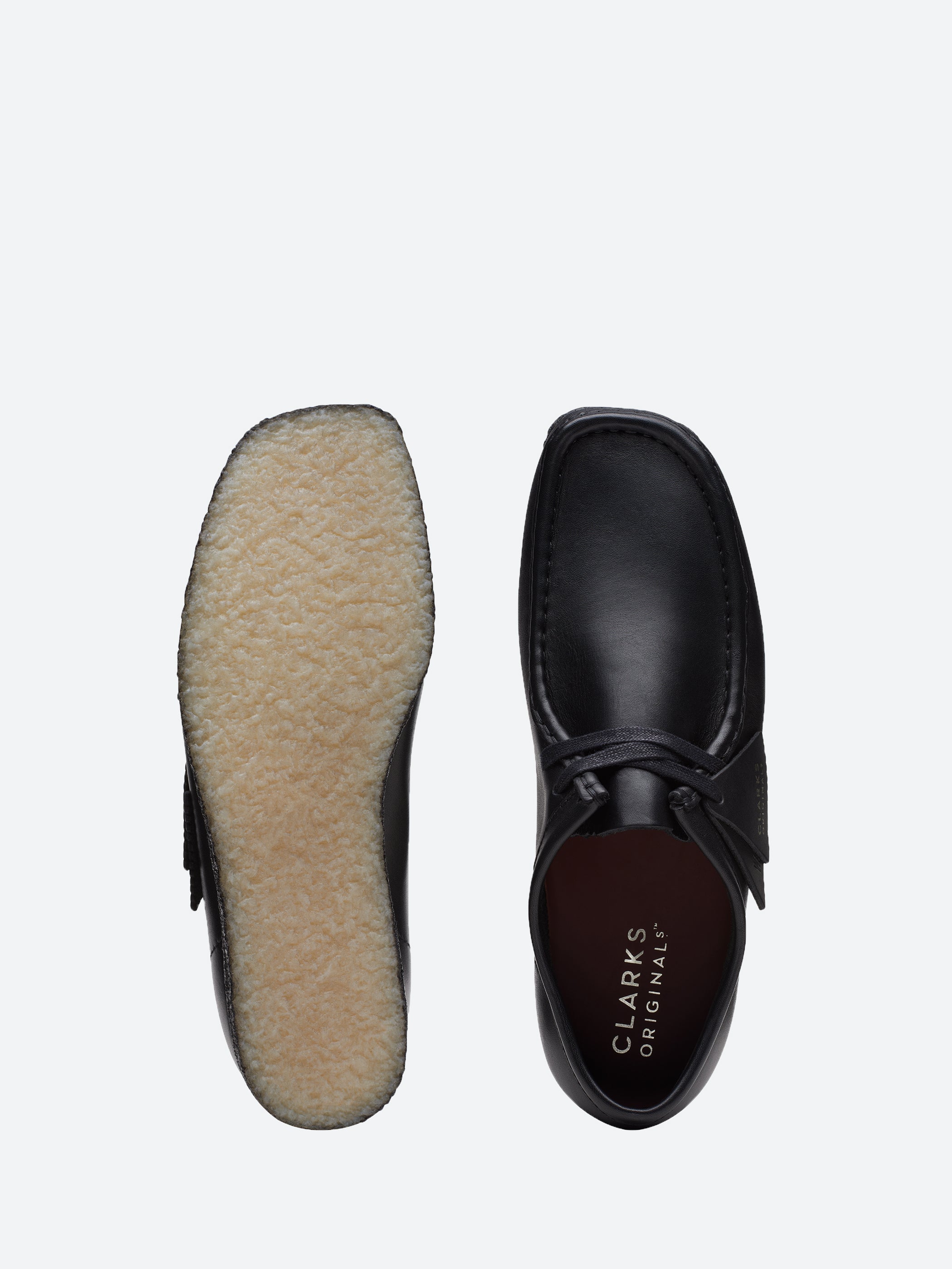 Clarks Originals Wallabee in Black Leather gravitypope