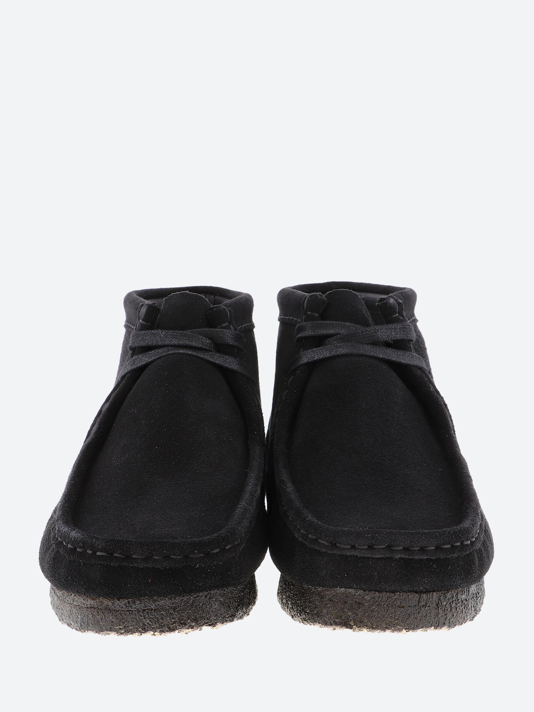 Clarks Originals Wallabee Boot in Black Suede gravitypope