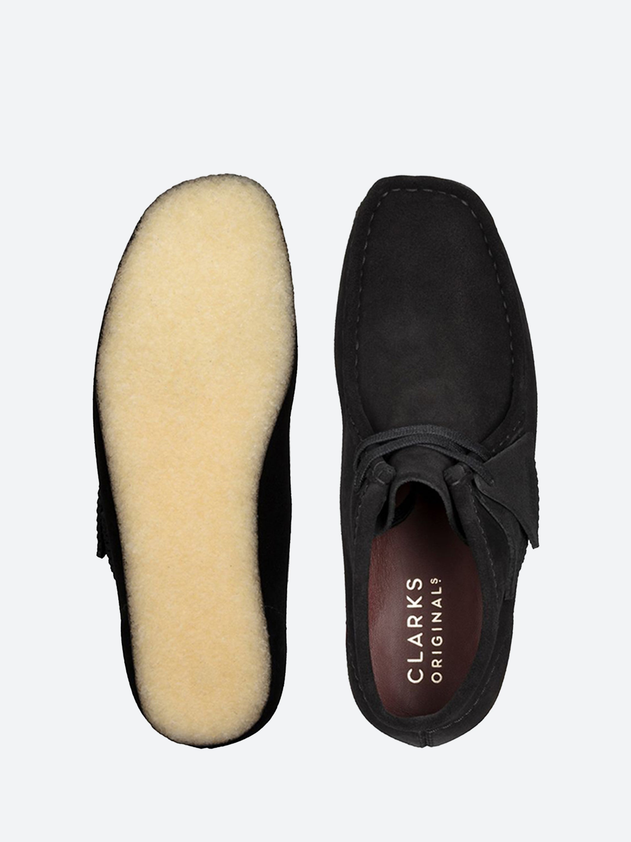 Clarks Originals - Wallabee Boot in Black Suede – gravitypope