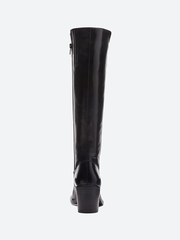 Clarks melissa knee high clearance boots