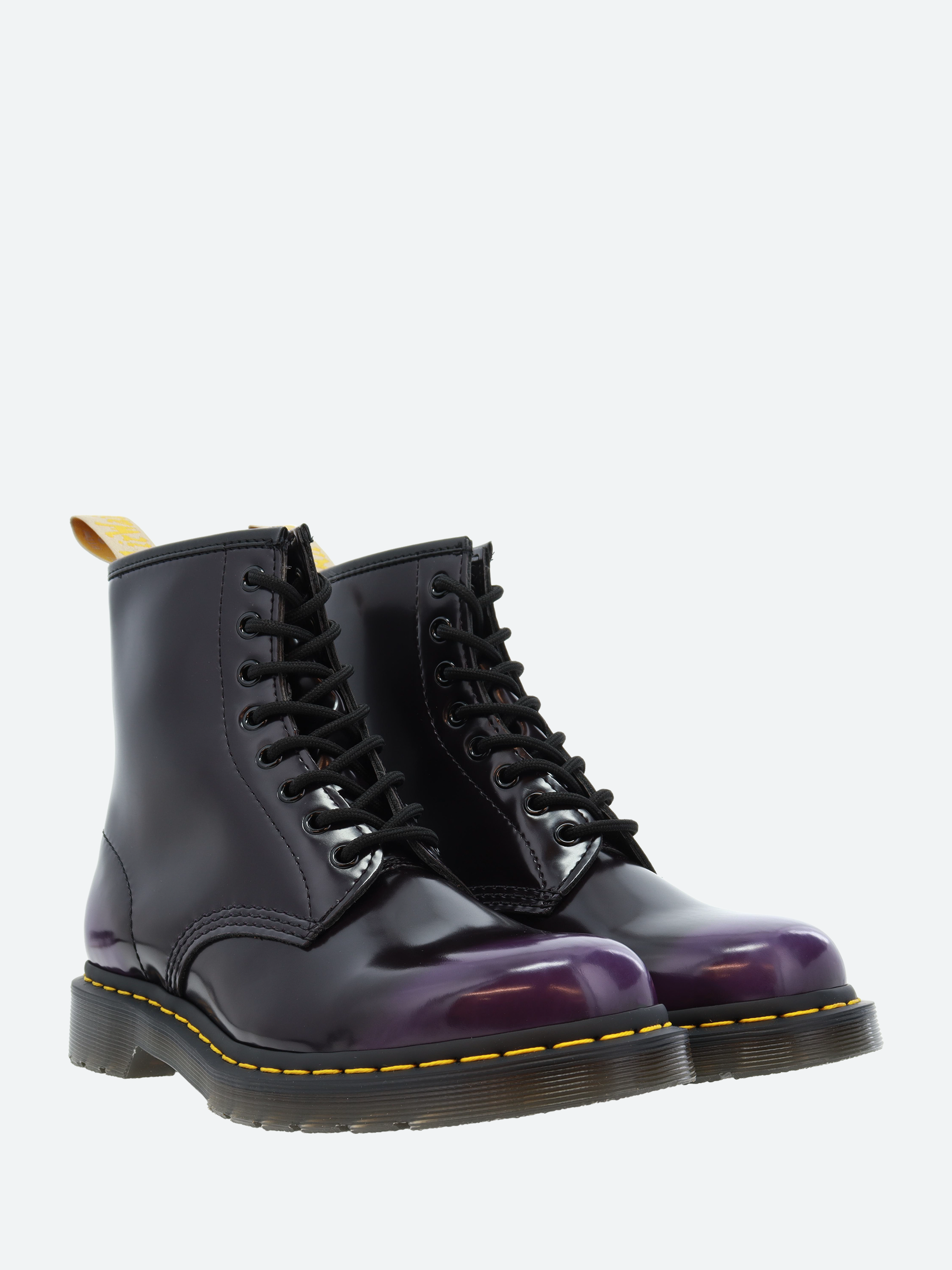 Purple chrome doc martens on sale