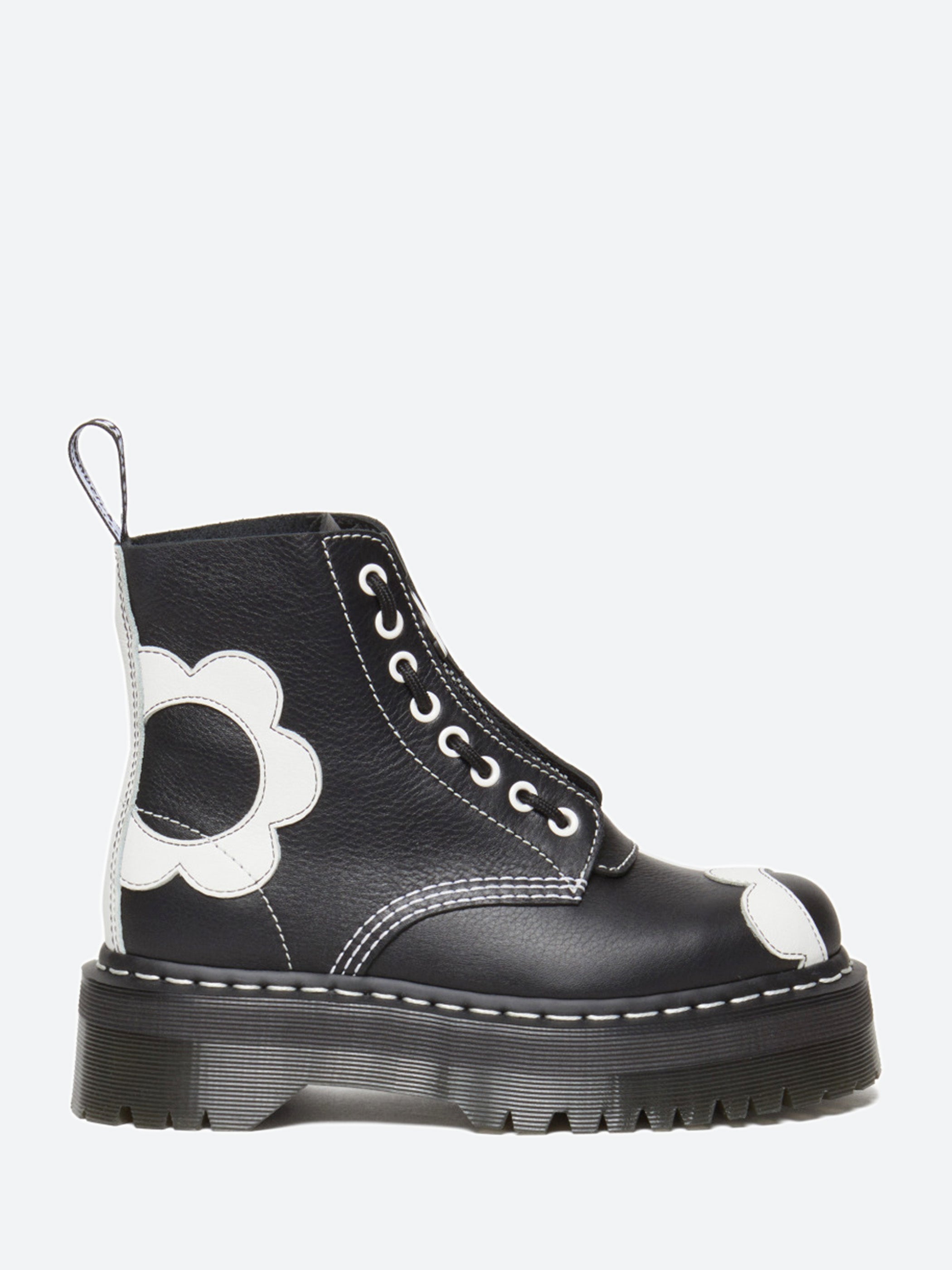 Doc martens black and white shoes hotsell