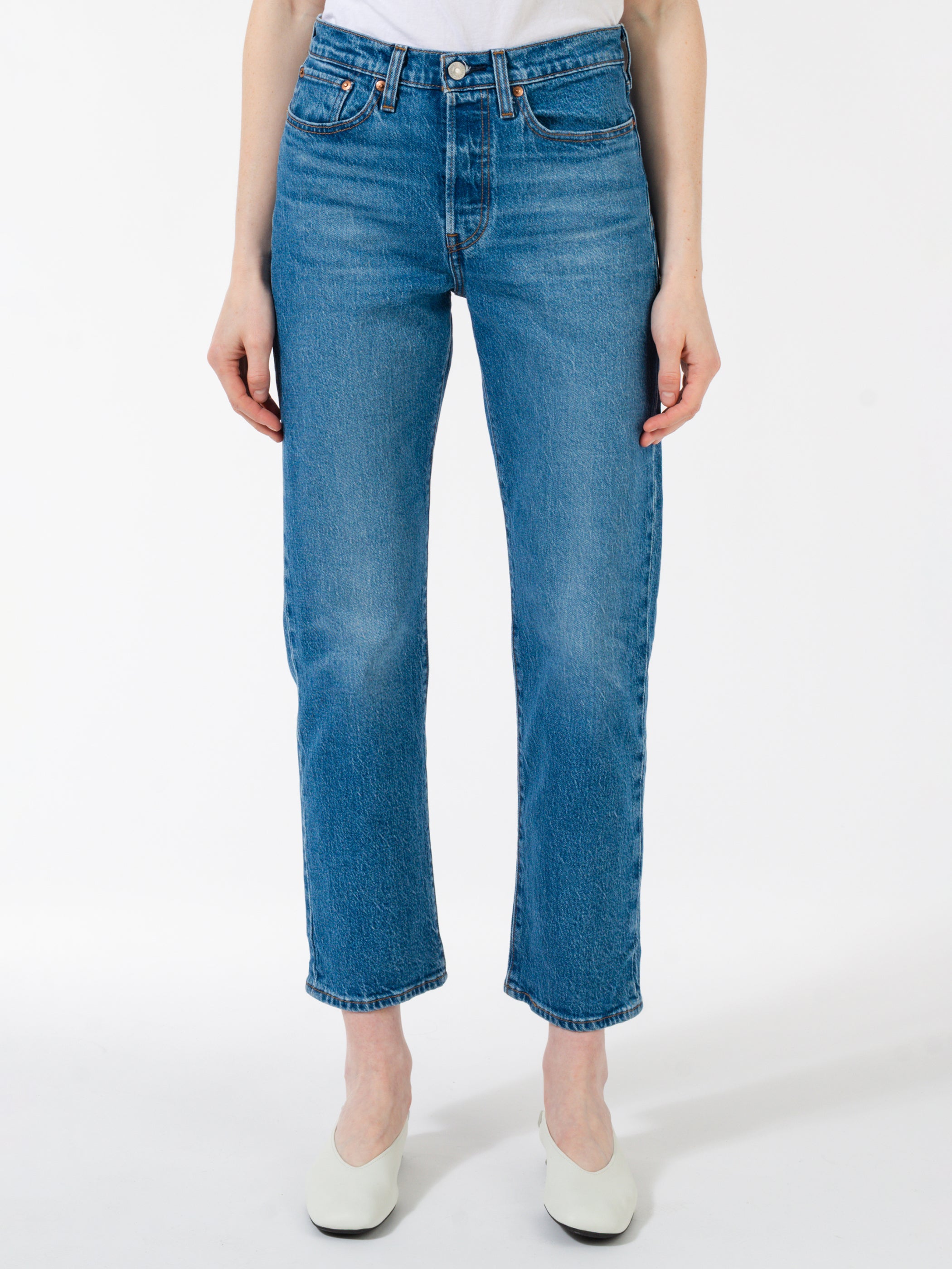 Levi s Wedgie Fit Straight Jeans in Jive Sound gravitypope