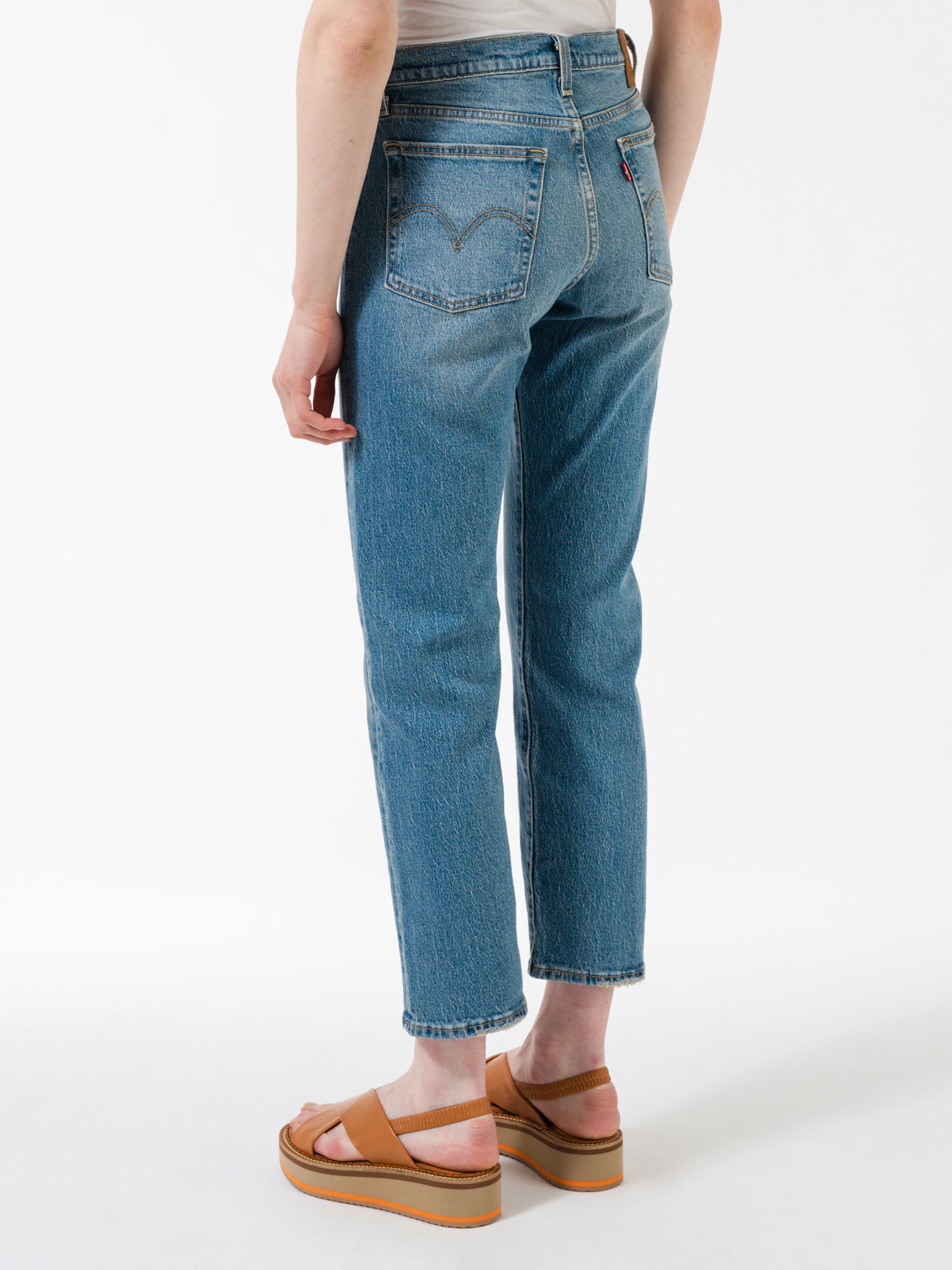 Levis wedgie jeans straight online