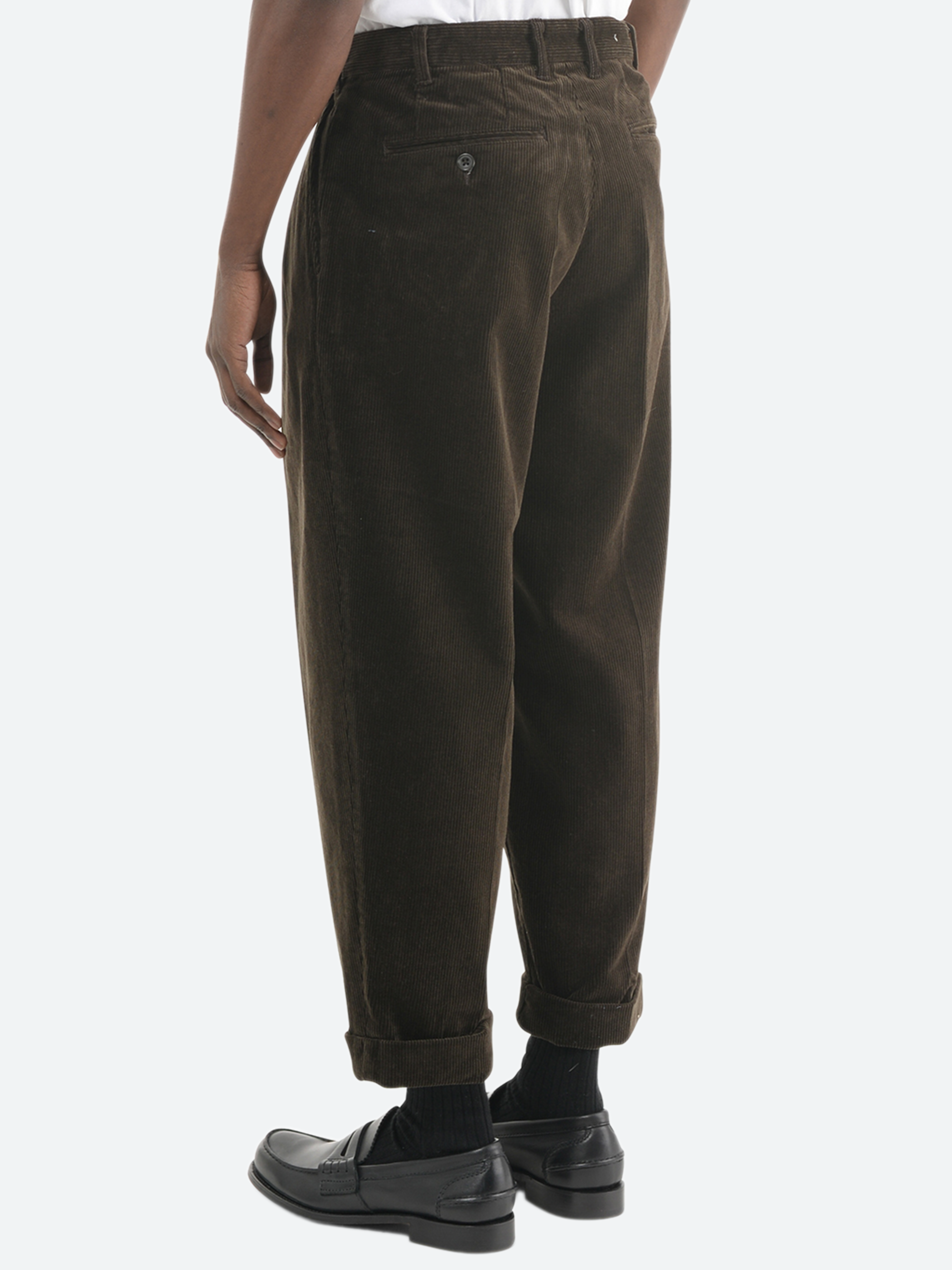 2 Pleat Corduroy Pants