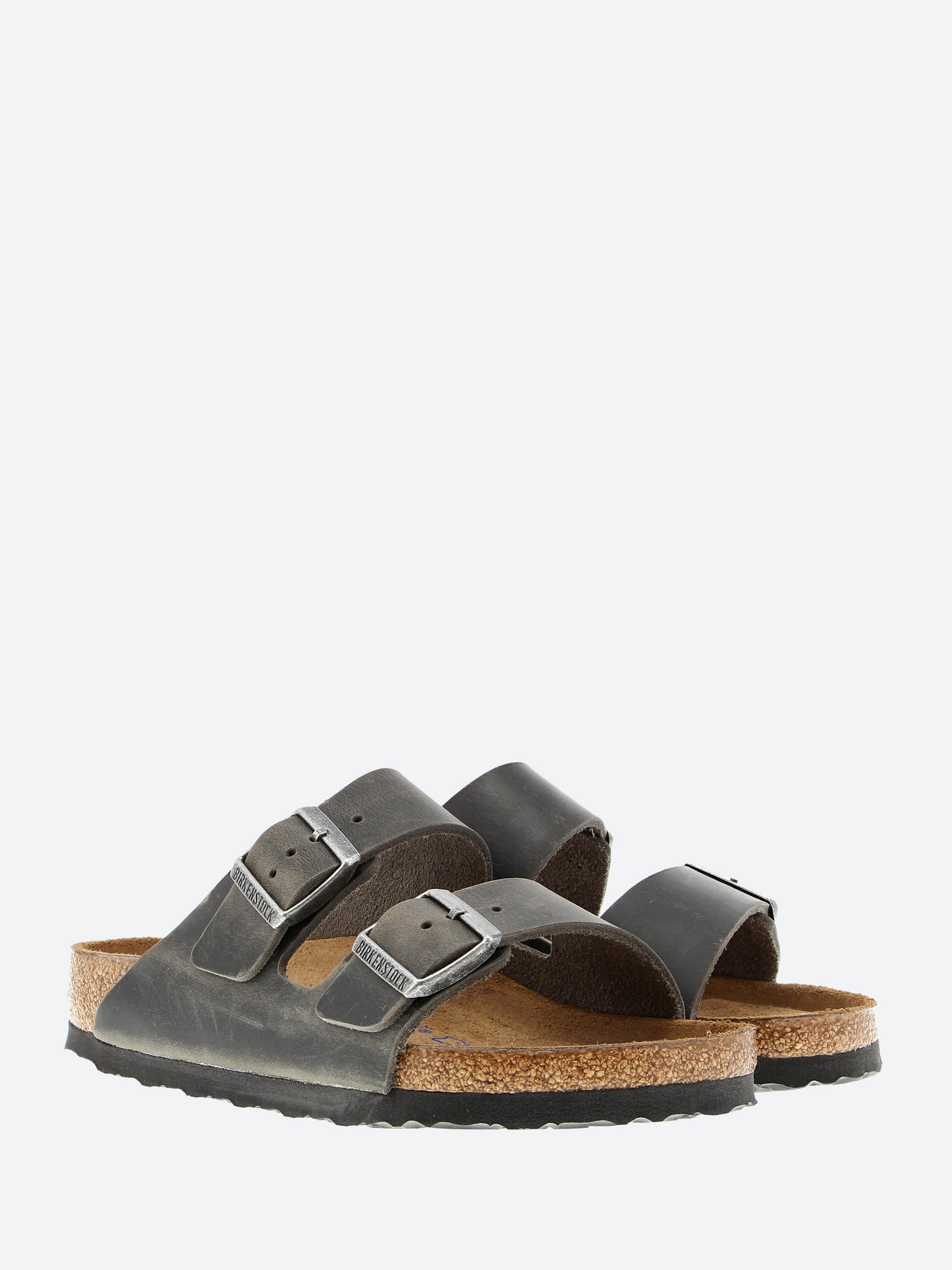 Birkenstock Arizona Oiled Leather in Iron gravitypope