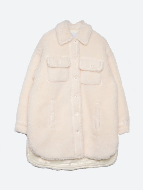 Monki faux shearling outlet utility jacket