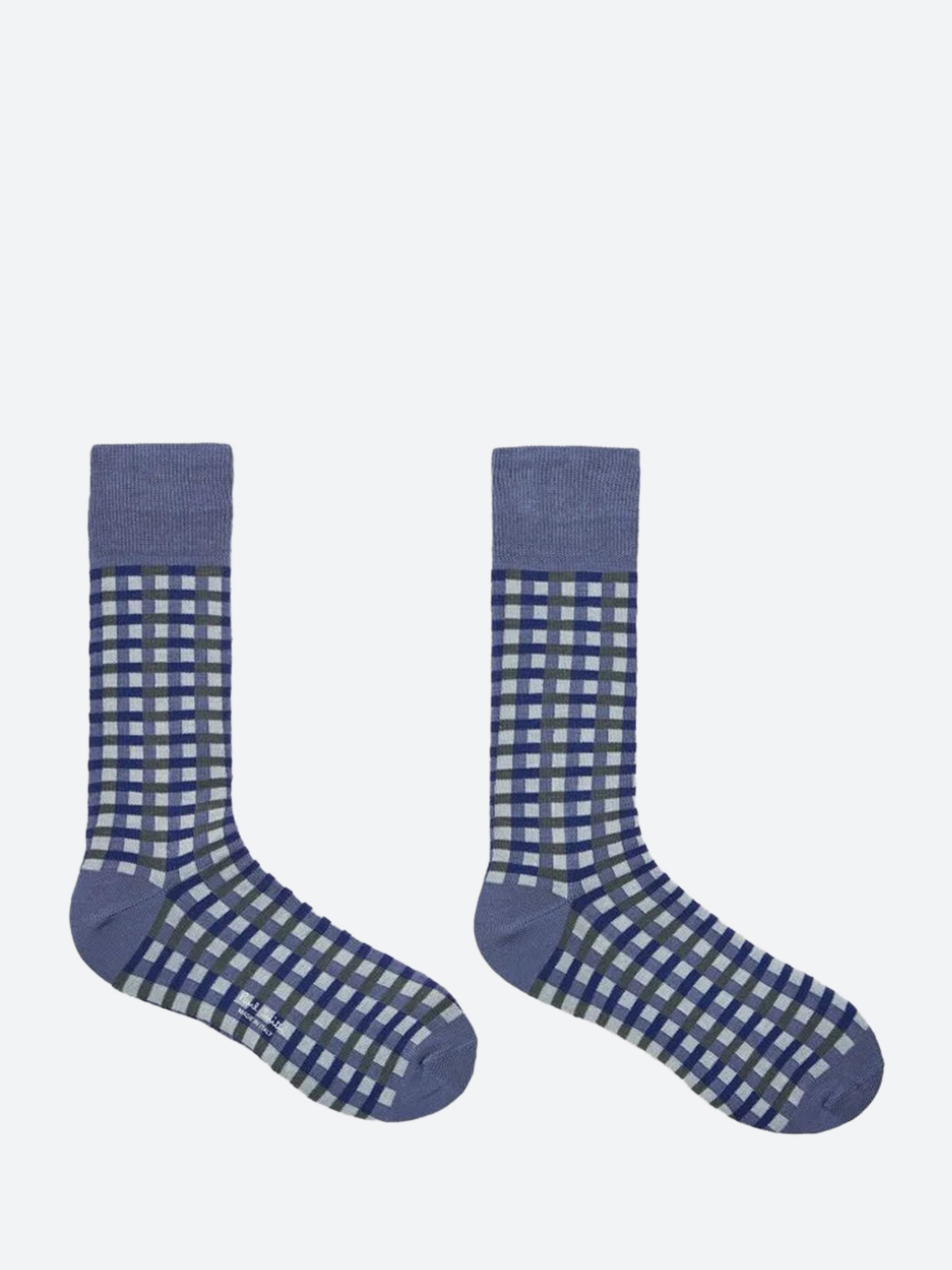 Multi Color Check Socks