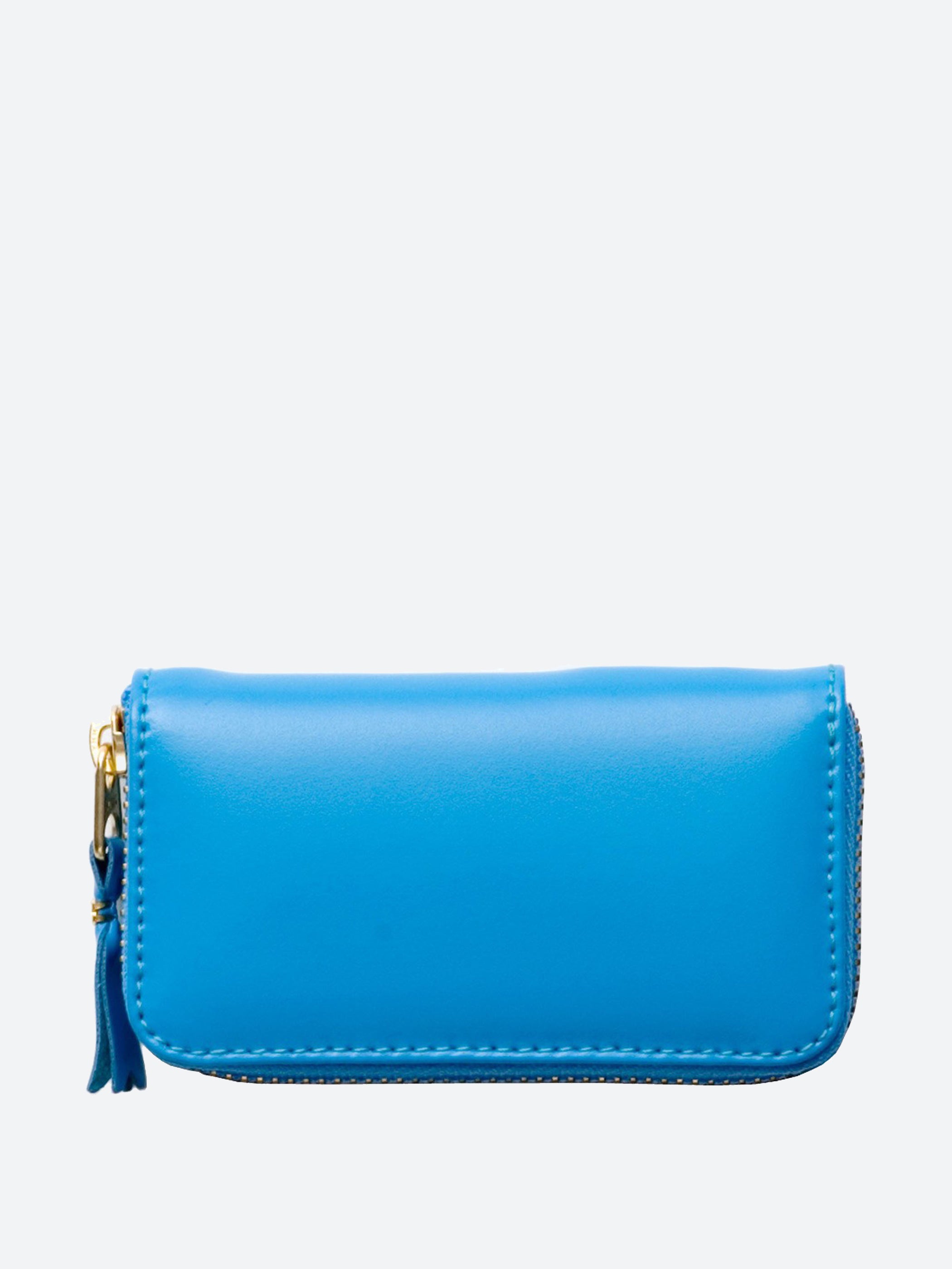 Comme des Garcons WALLET SA410X Classic Wallet in Blue gravitypope