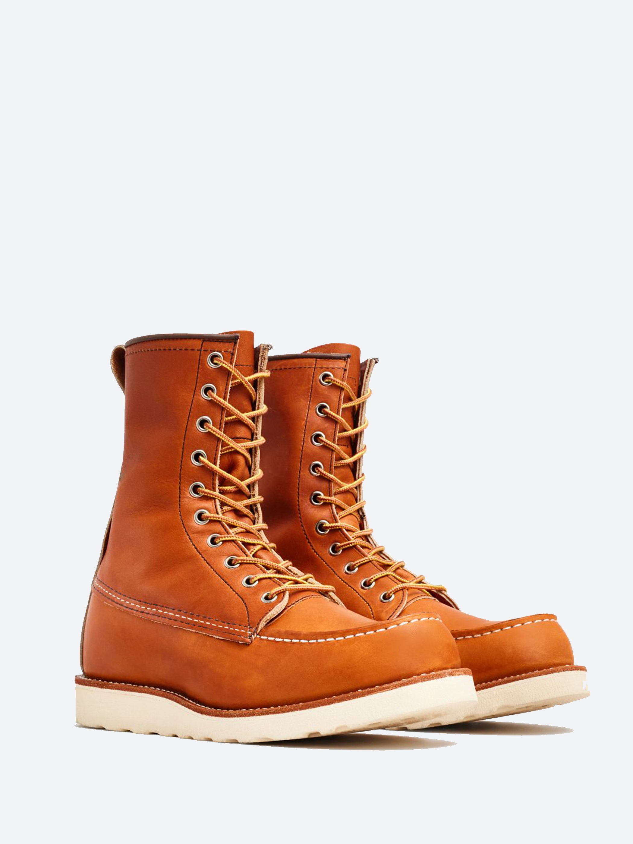 Red Wing 877 Classic Moc 8 Inch Boots Oro Legacy Leather Colour