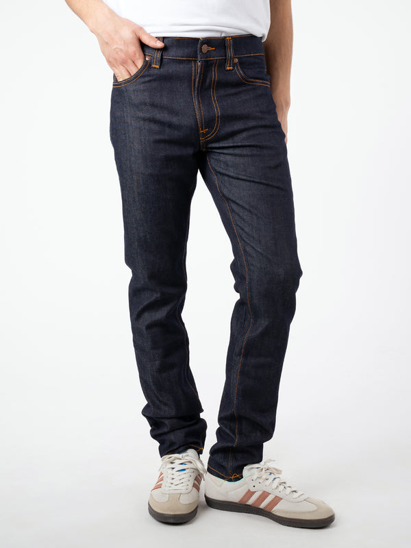 Nudie Jeans Men's Lean Dean Dry True Selvage, 24/36 at  Men's  Clothing store