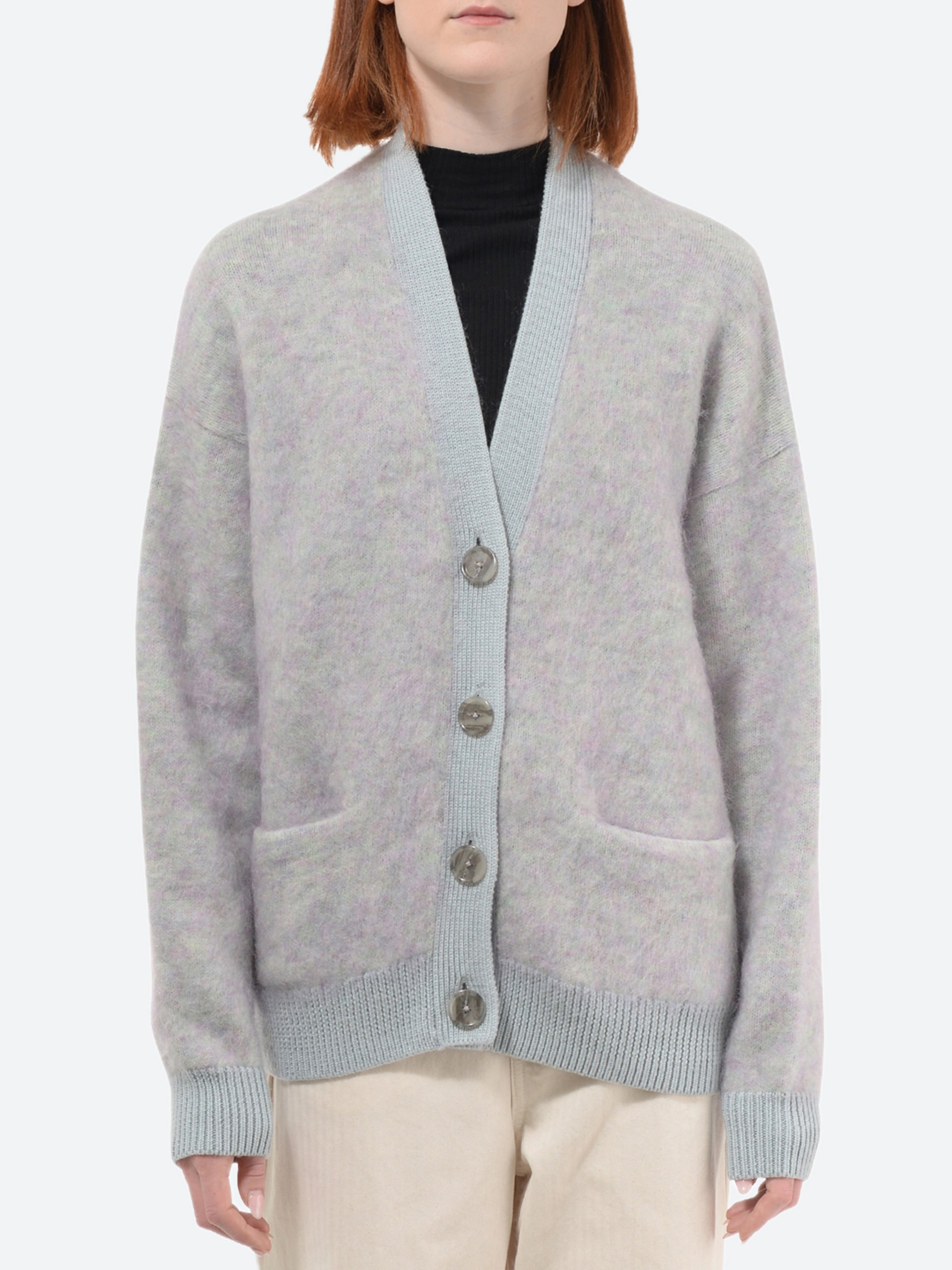 Mohair Wool Fluffy Cardigan – gravitypope