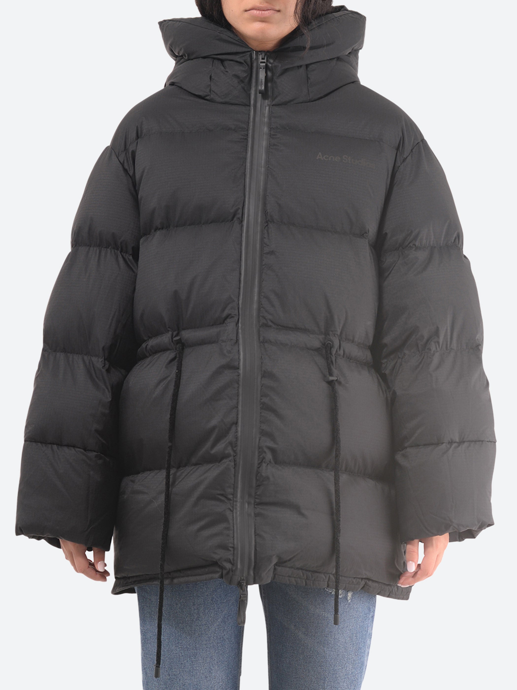 Acne hooded down jacket sale