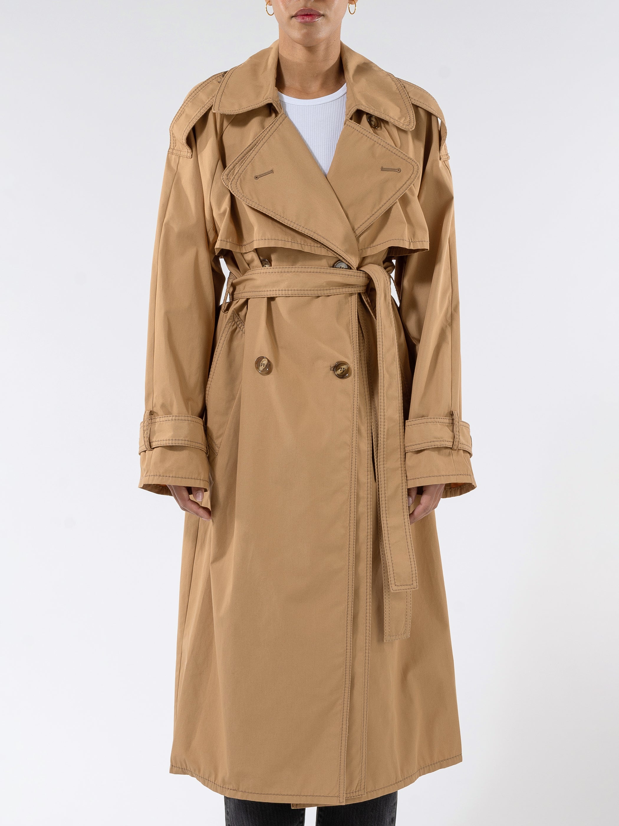 Acne Studios - Trench Coat in Khaki Beige – gravitypope