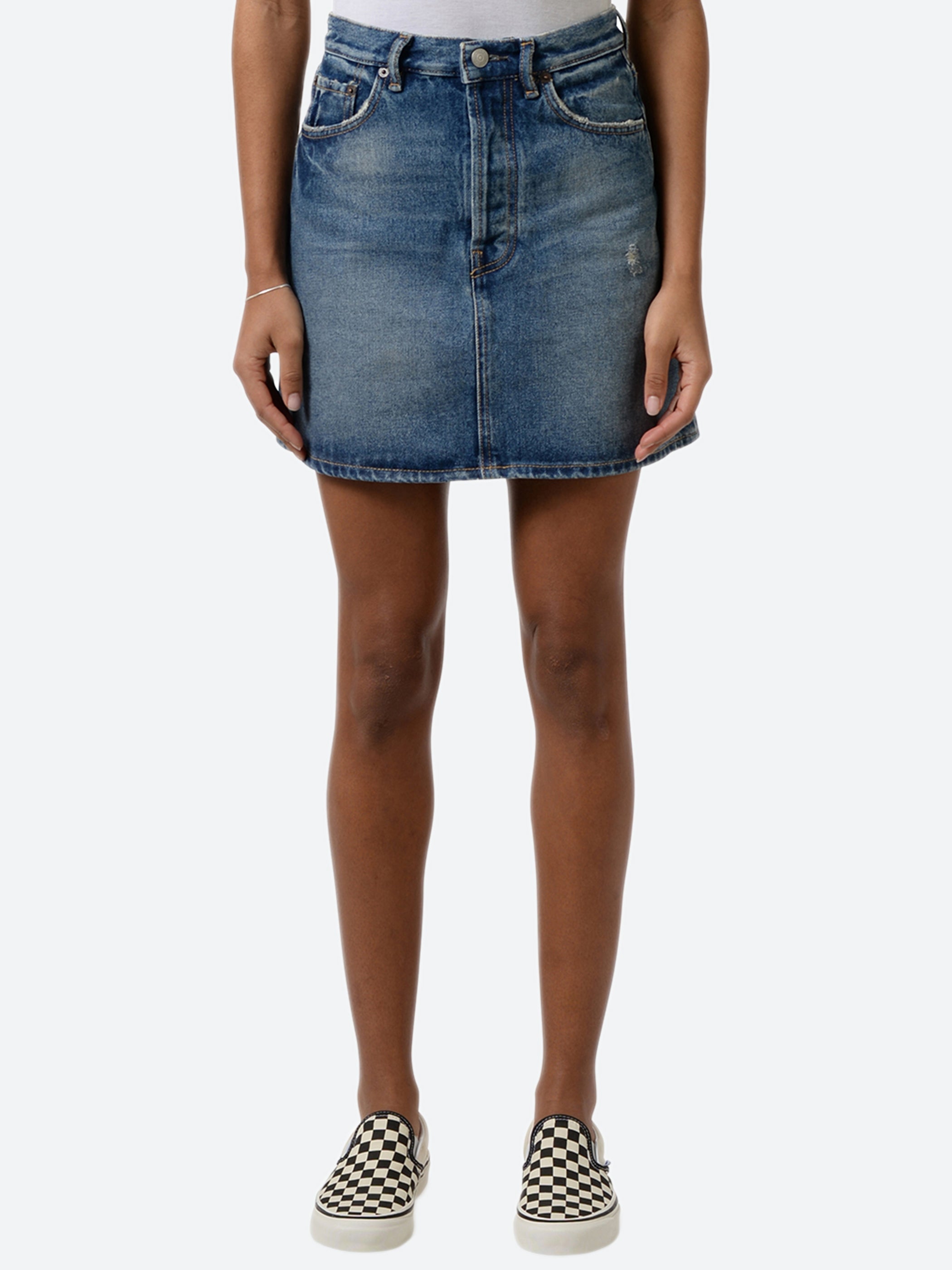 Denim Mini Skirt