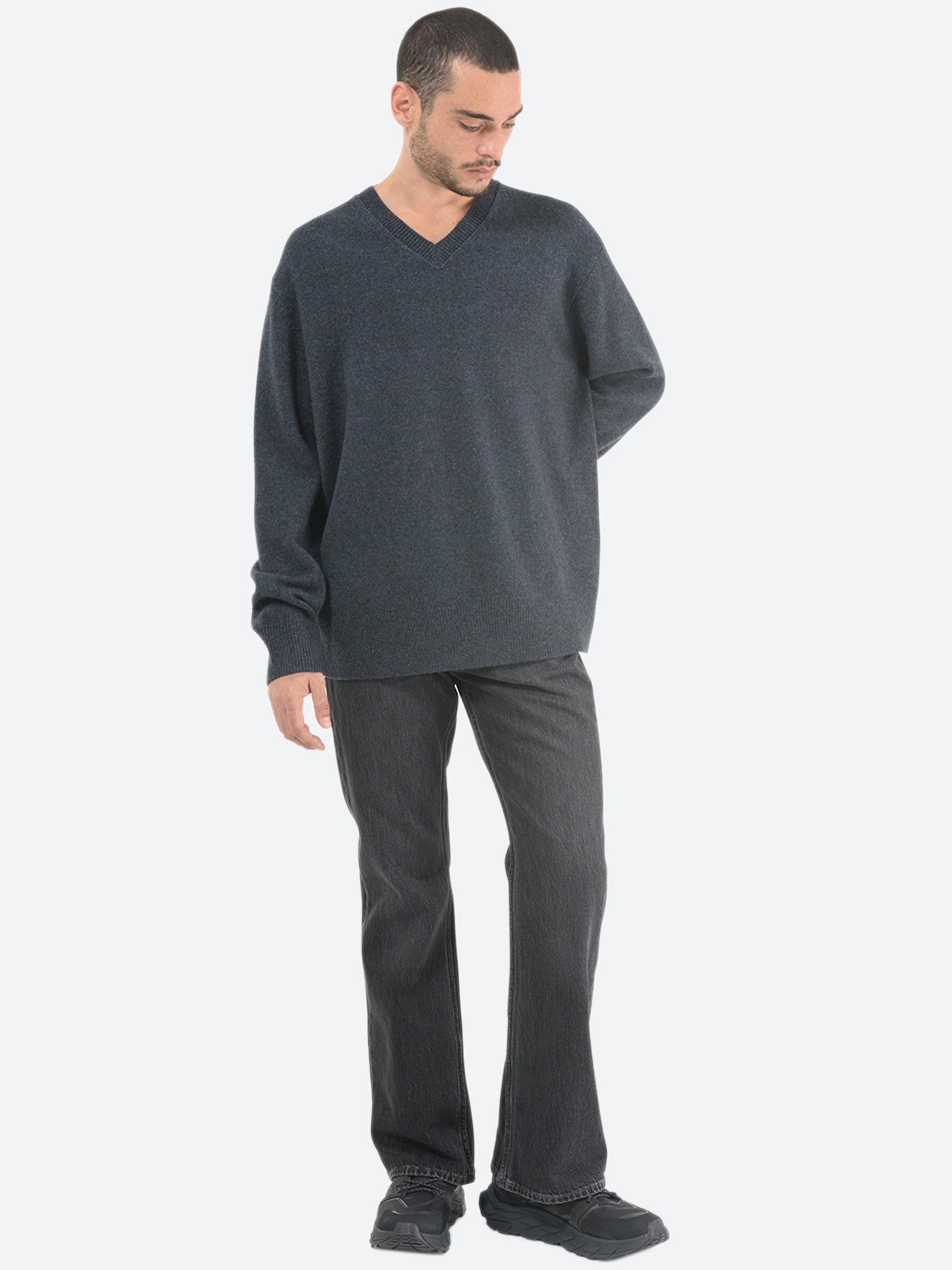 V-Neck Wool Cashmere Jumper