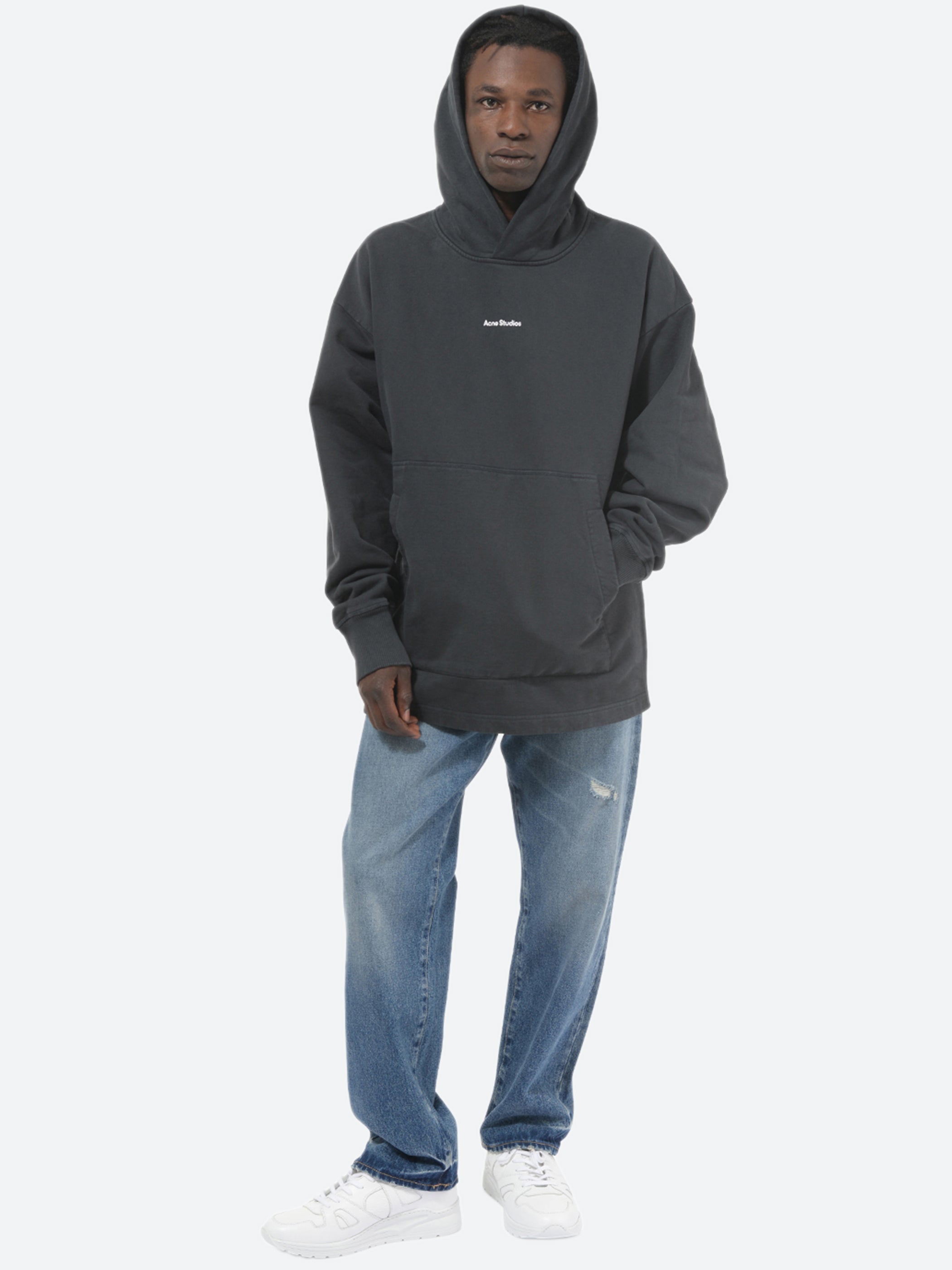 Acne studios hooded sweatshirt best sale