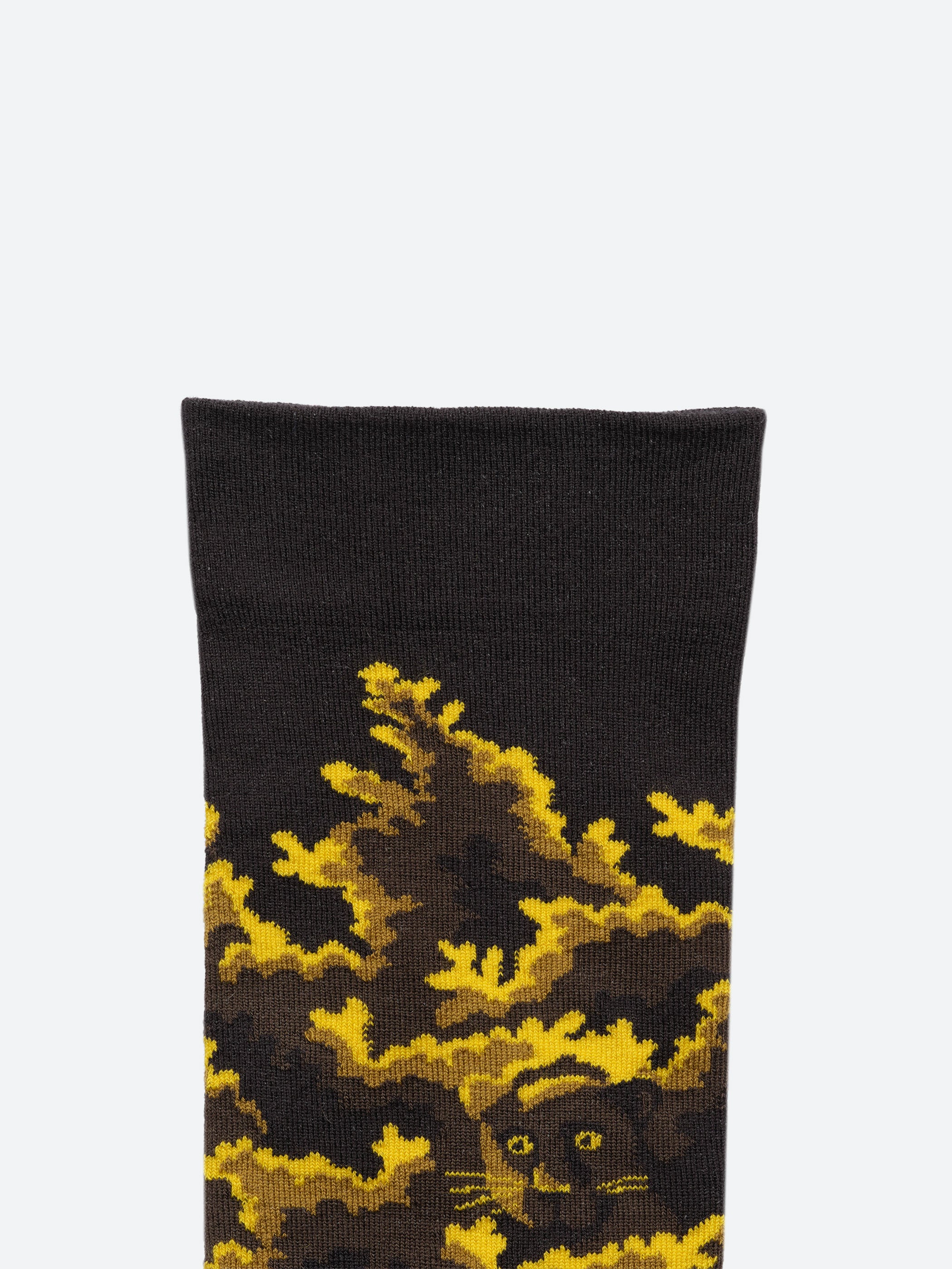 Foliage Print Sock