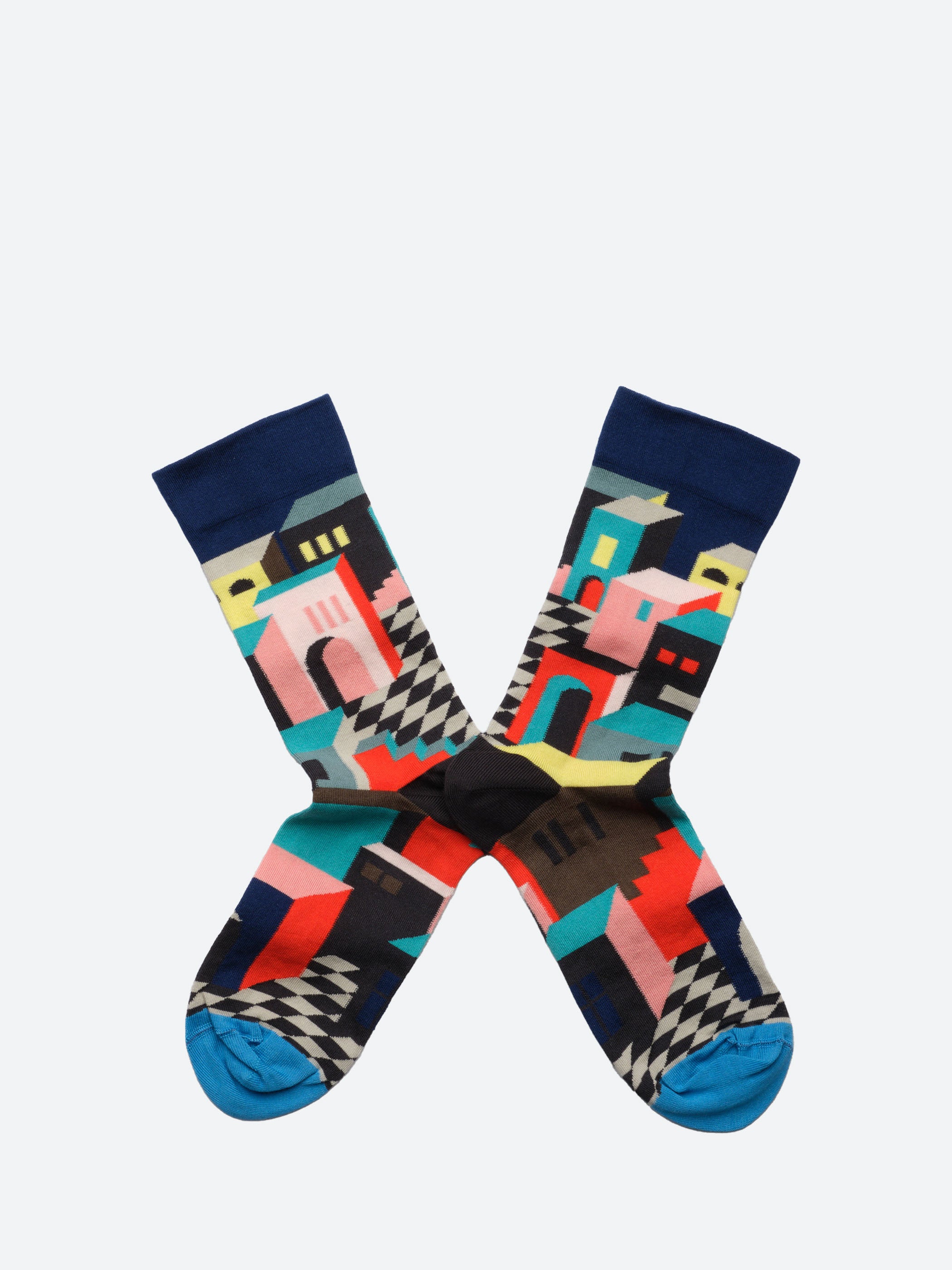 Dark Blue Decor Sock