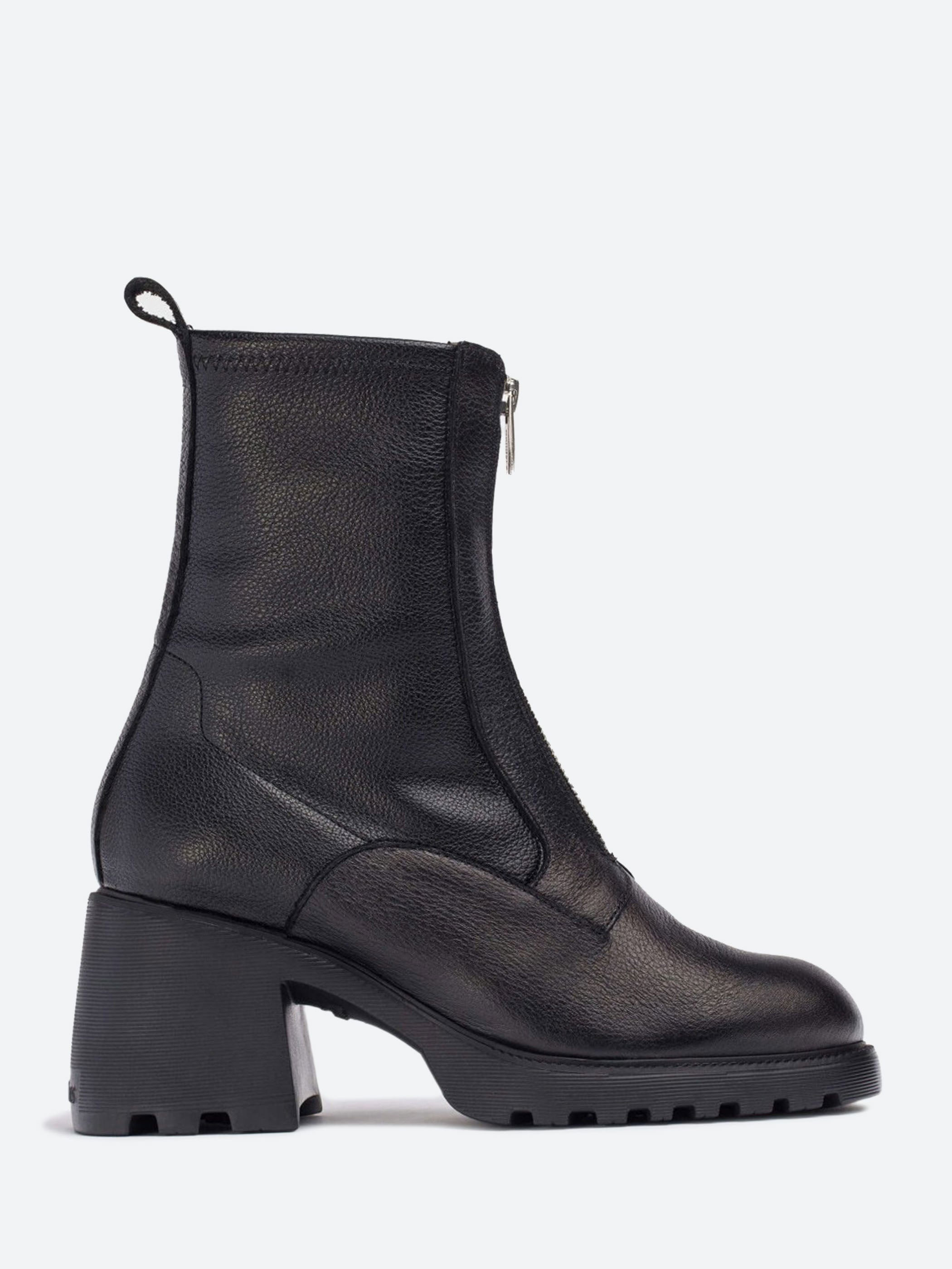 G-6701 Heel Front Zip Boots