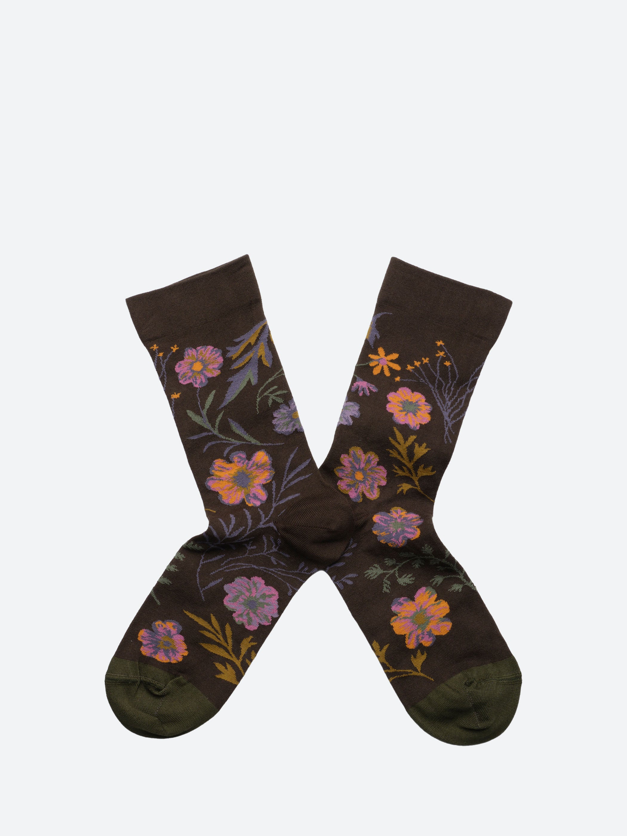 Umber Herbarium Sock