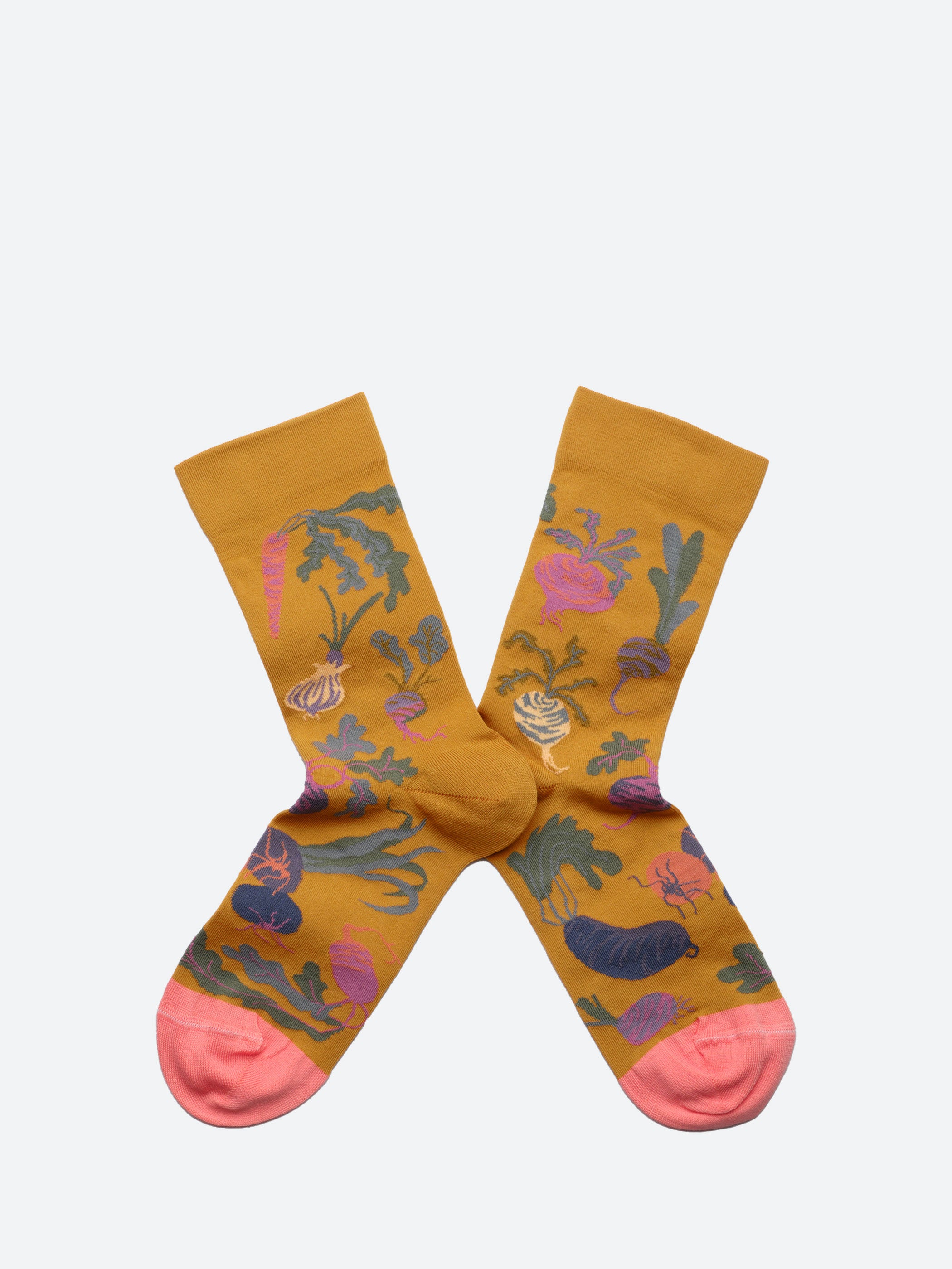 Ocher Beet Sock