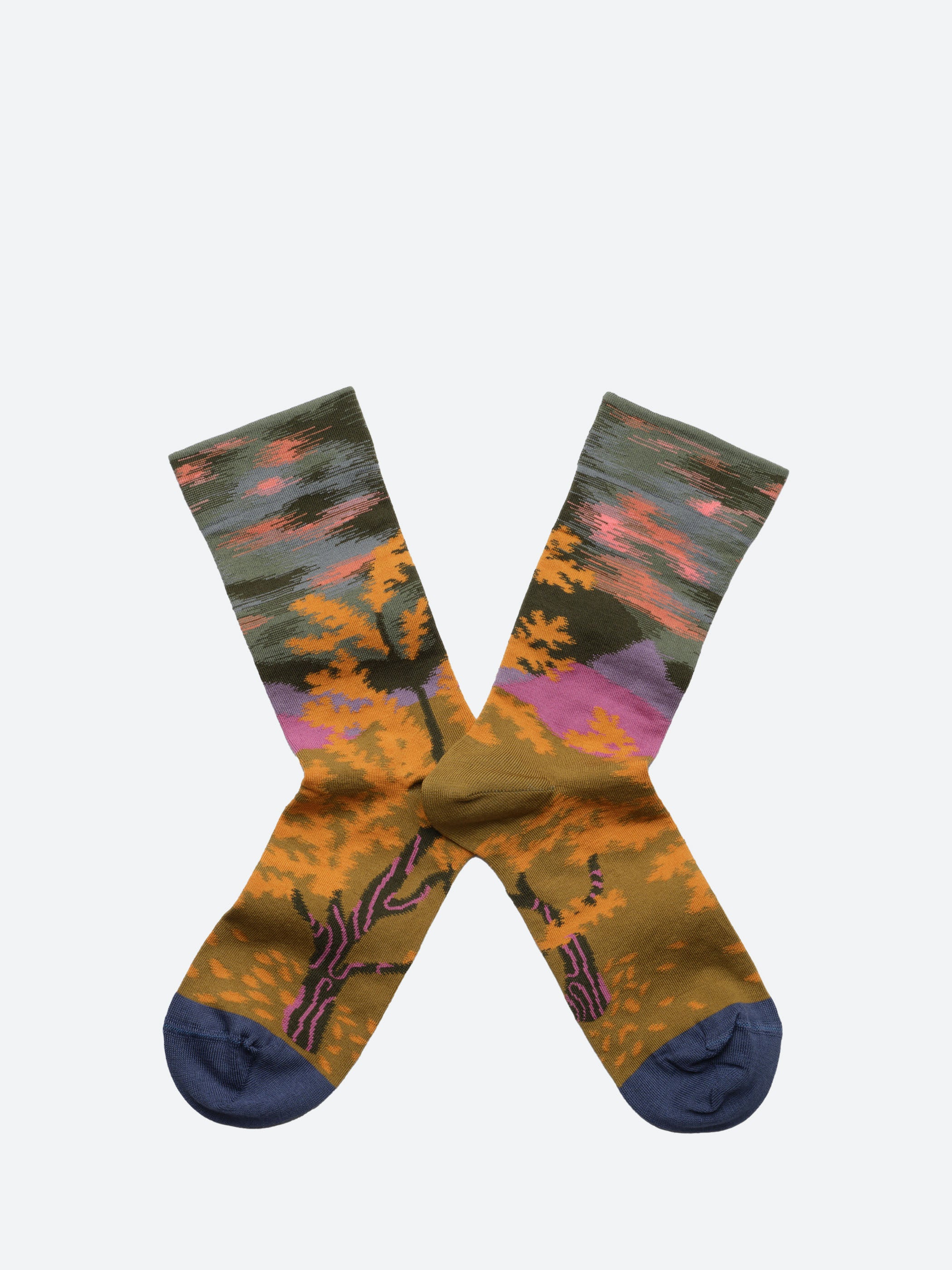 Absinthe Landscape Sock