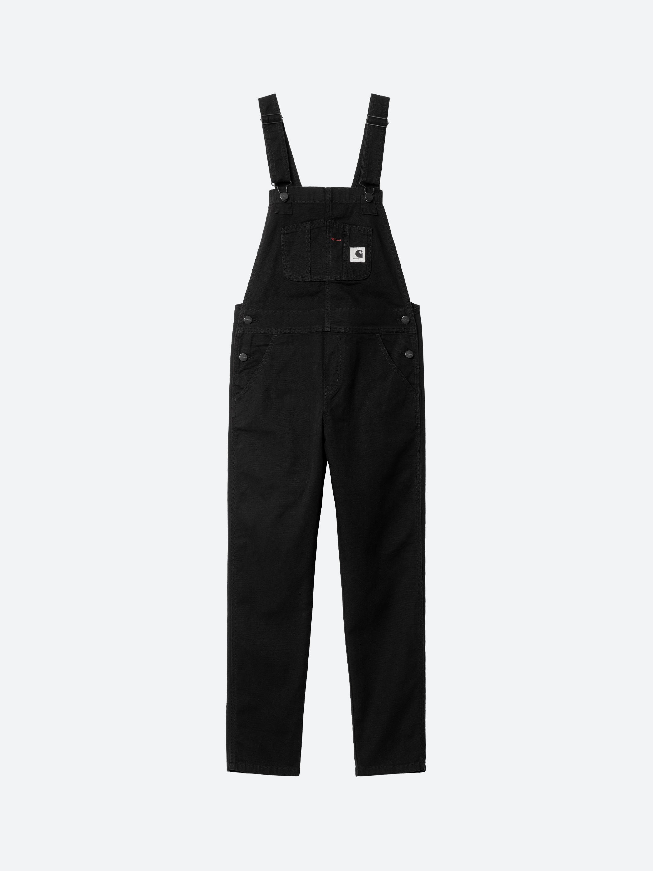 Carhartt WIP - W Bib Overall in Black Rinse – gravitypope