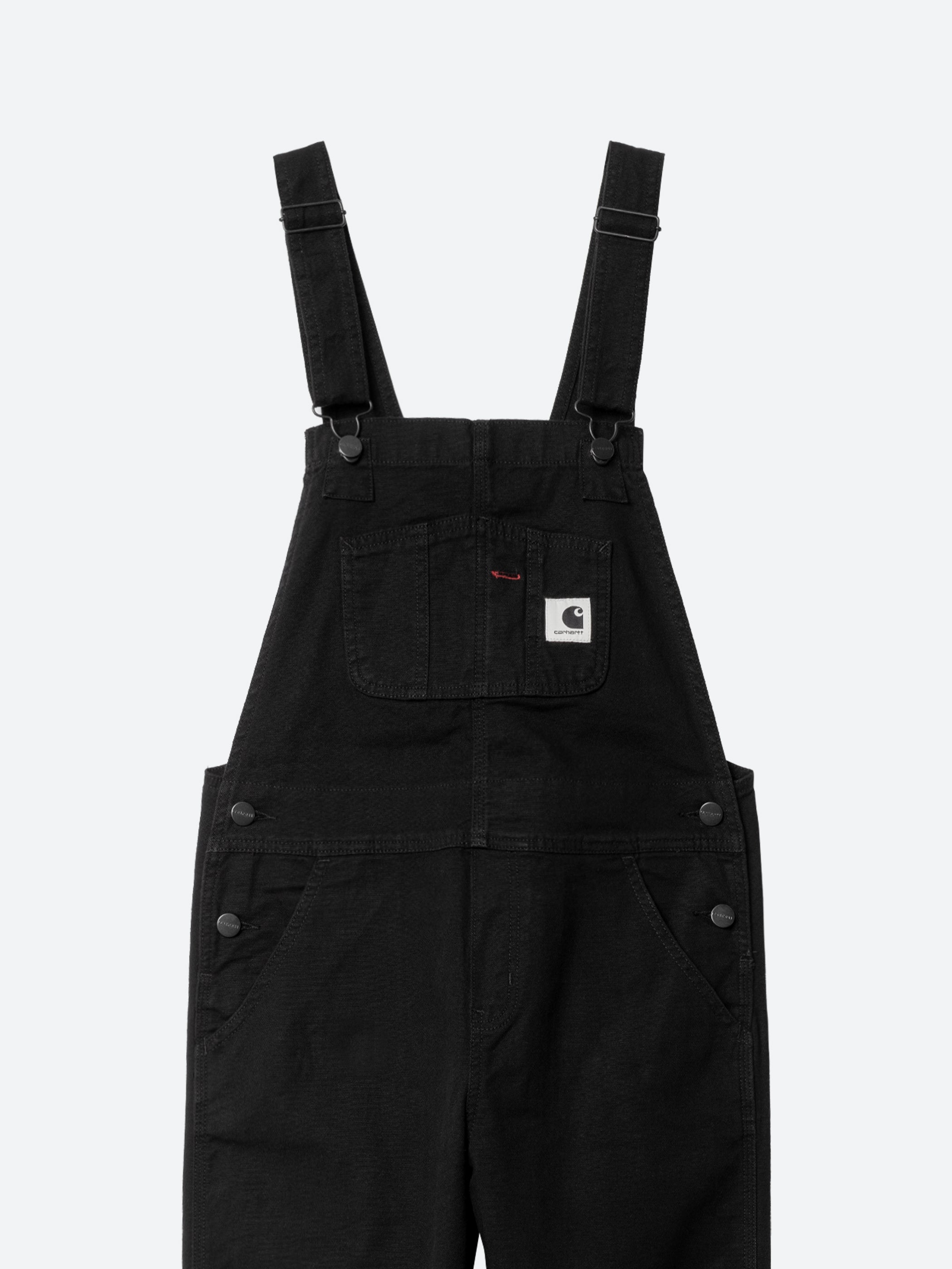 Carhartt WIP - W Bib Overall in Black Rinse – gravitypope