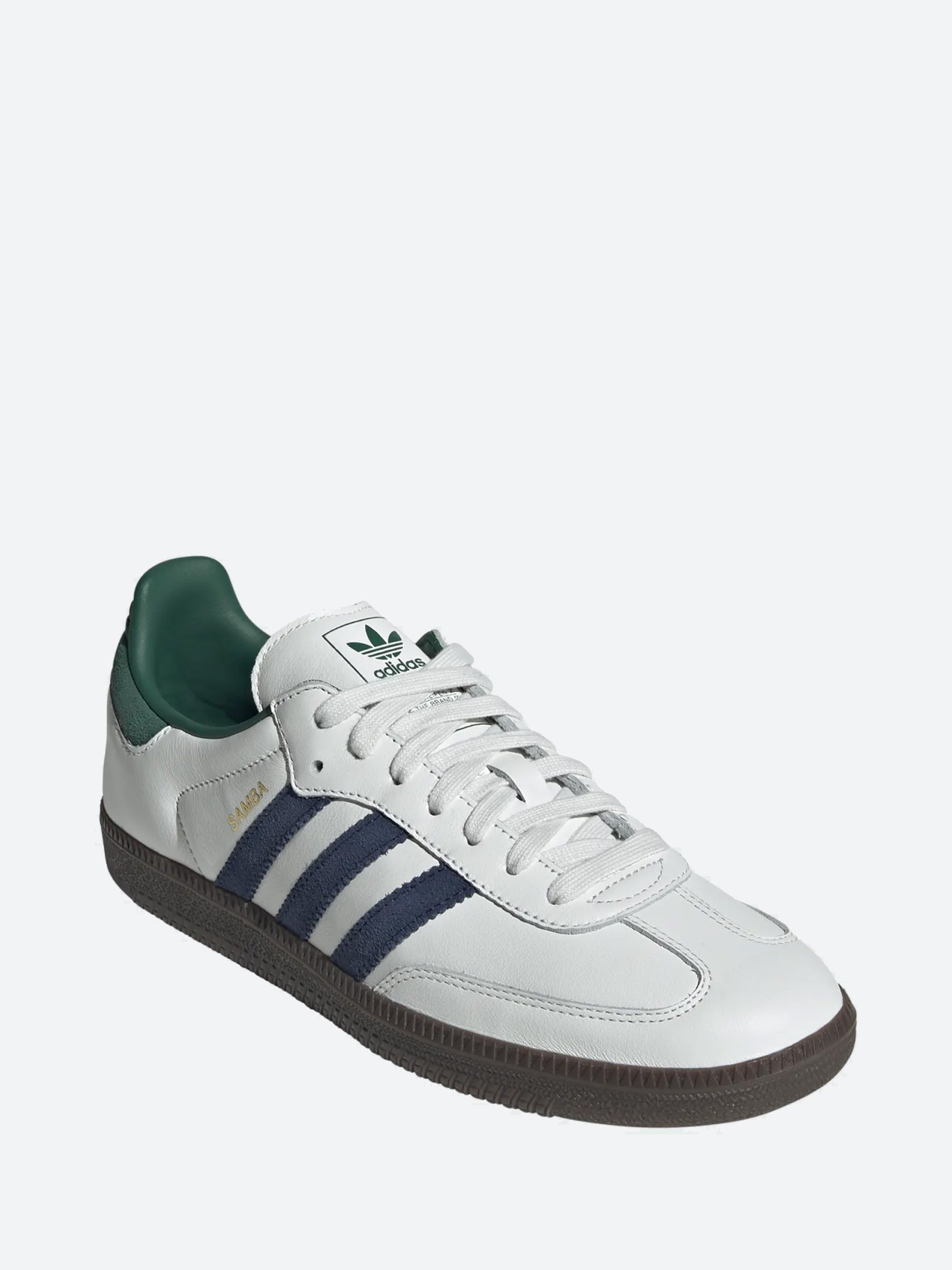 Adidas Originals Samba OG in White and Green gravitypope