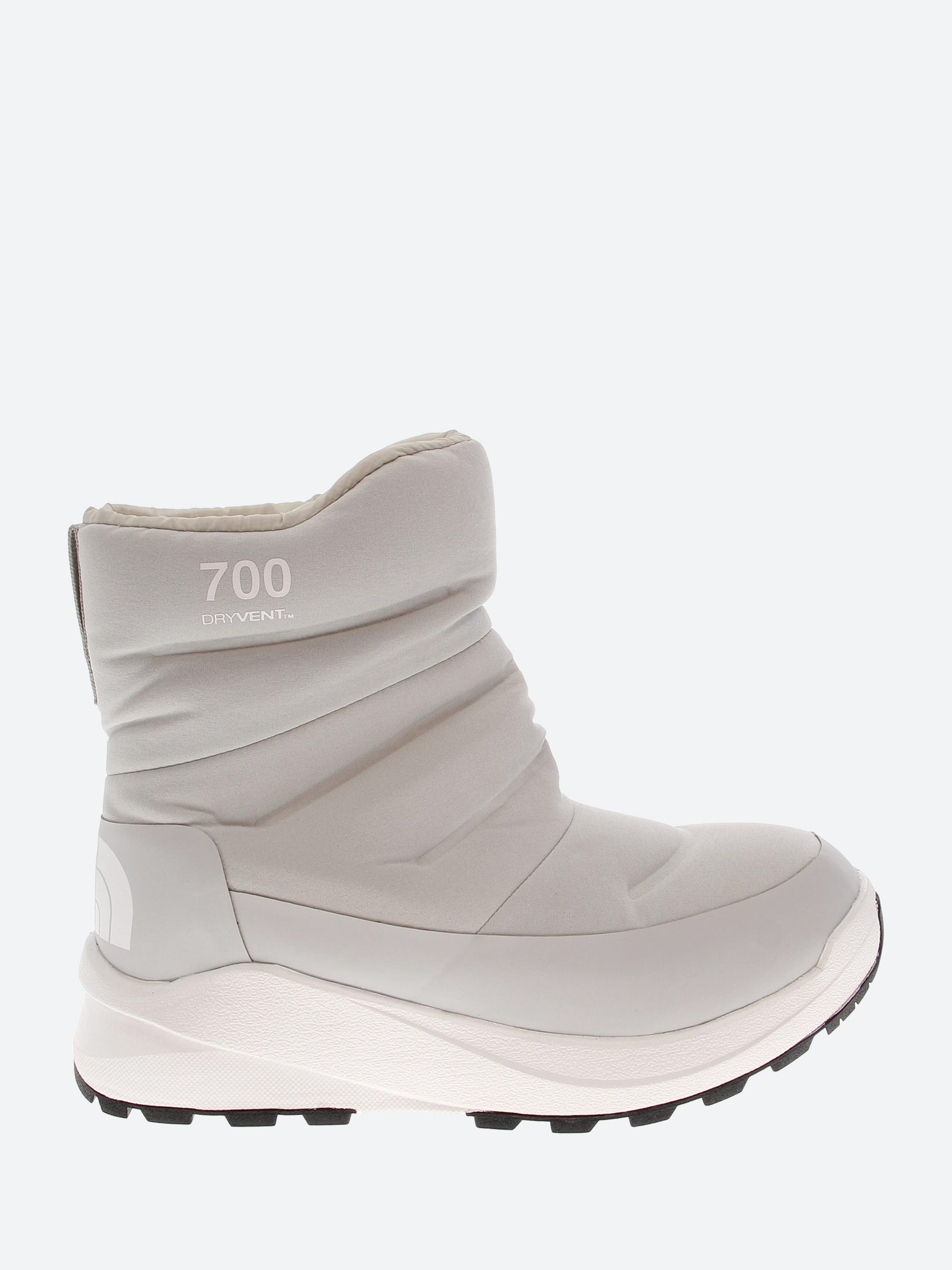 The North Face - W Nuptse II Bootie WP in Grey and White – gravitypope