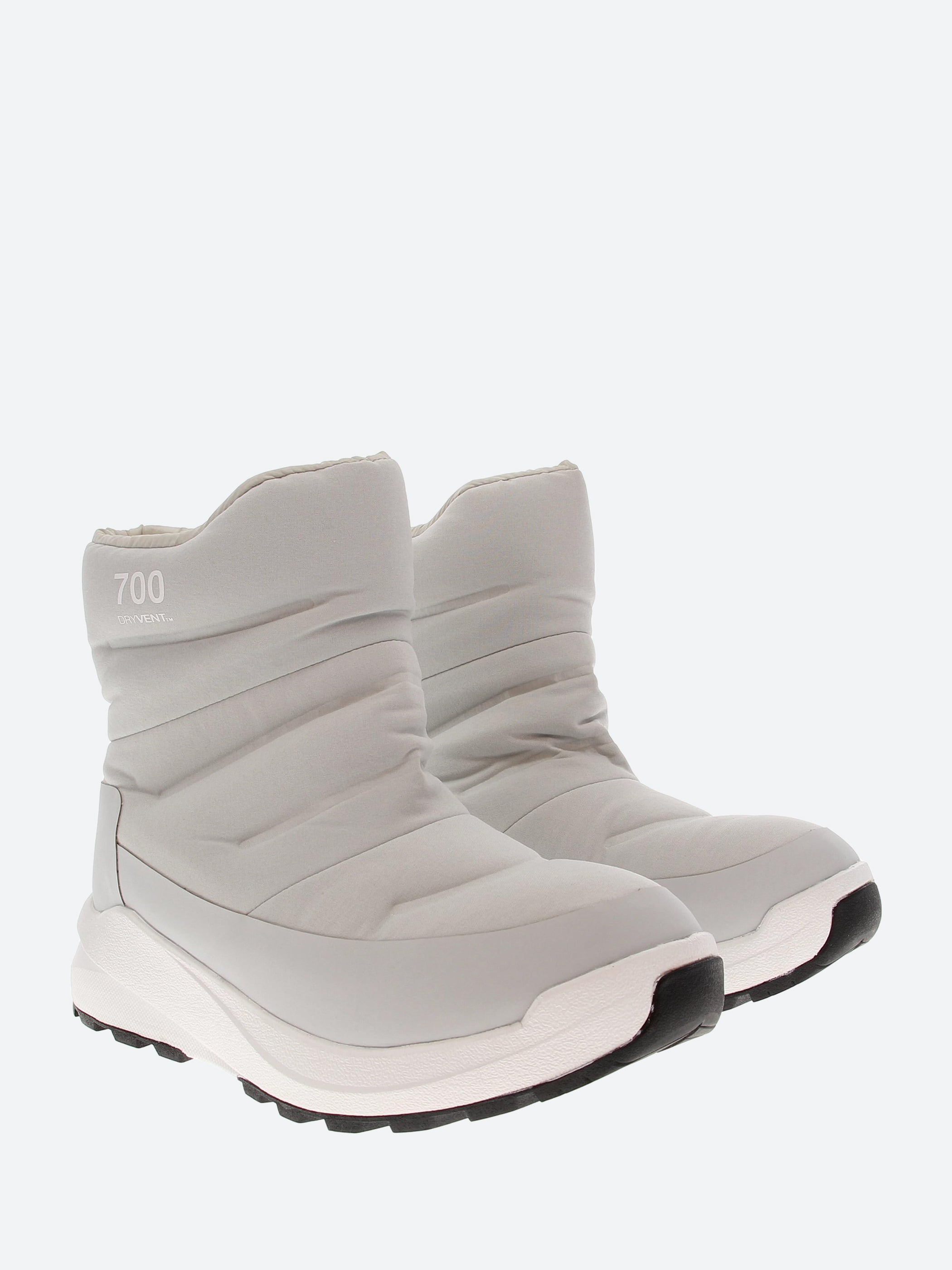 The North Face - W Nuptse II Bootie WP in Grey and White – gravitypope