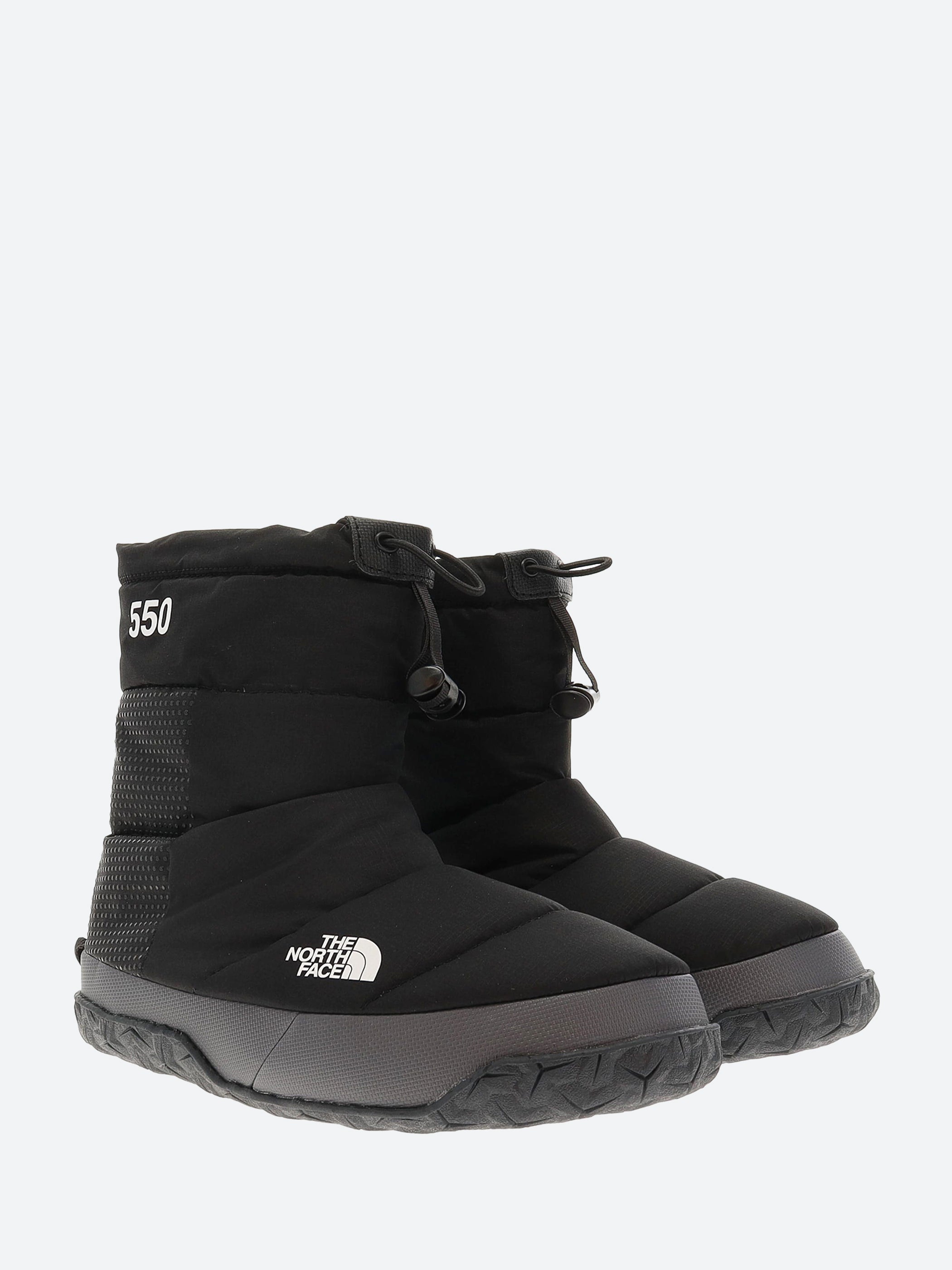 The North Face - W Nuptse Apres Bootie in Black and Asphalt 