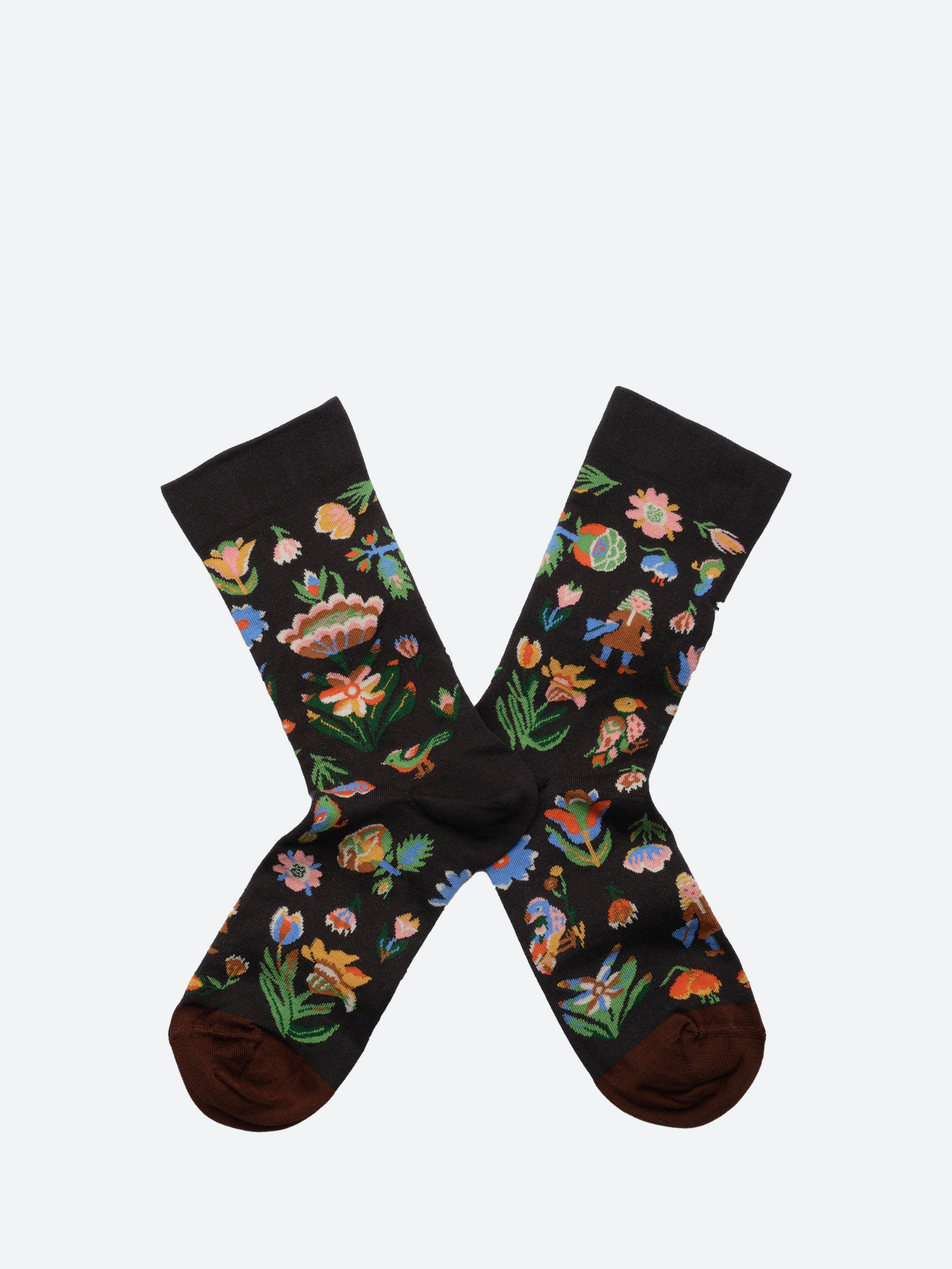 Black Tapestry Socks