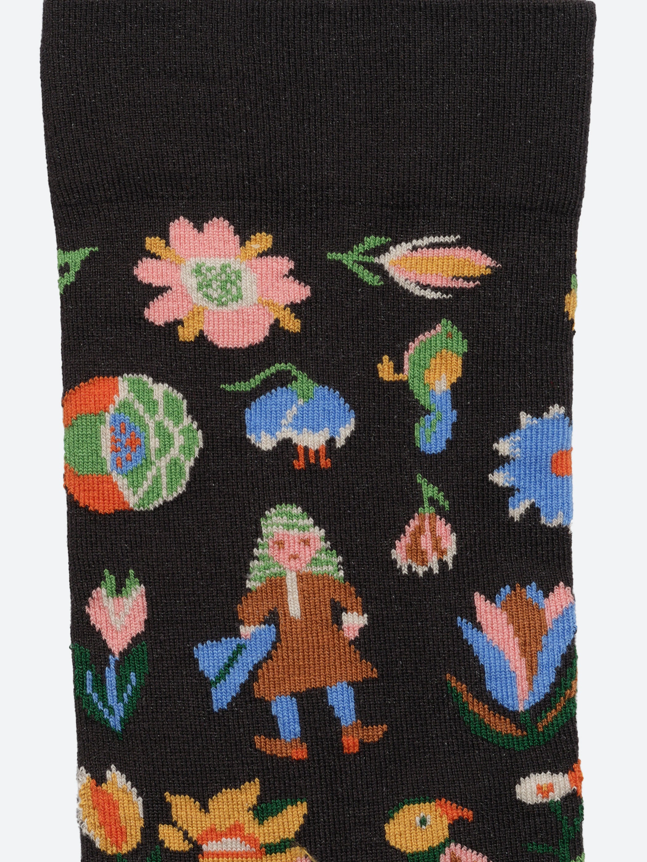 Black Tapestry Socks