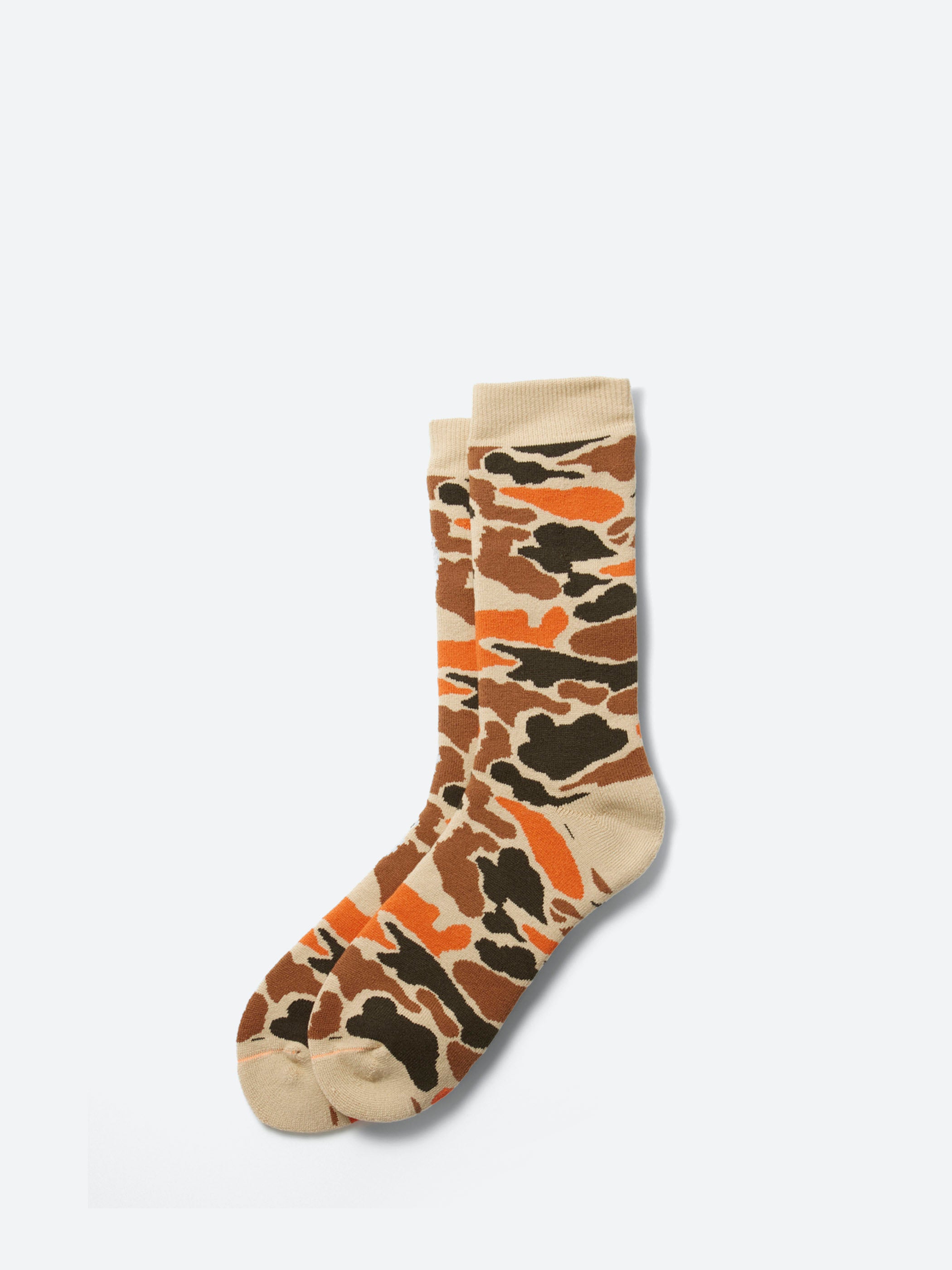 Pile Camo Crew Socks